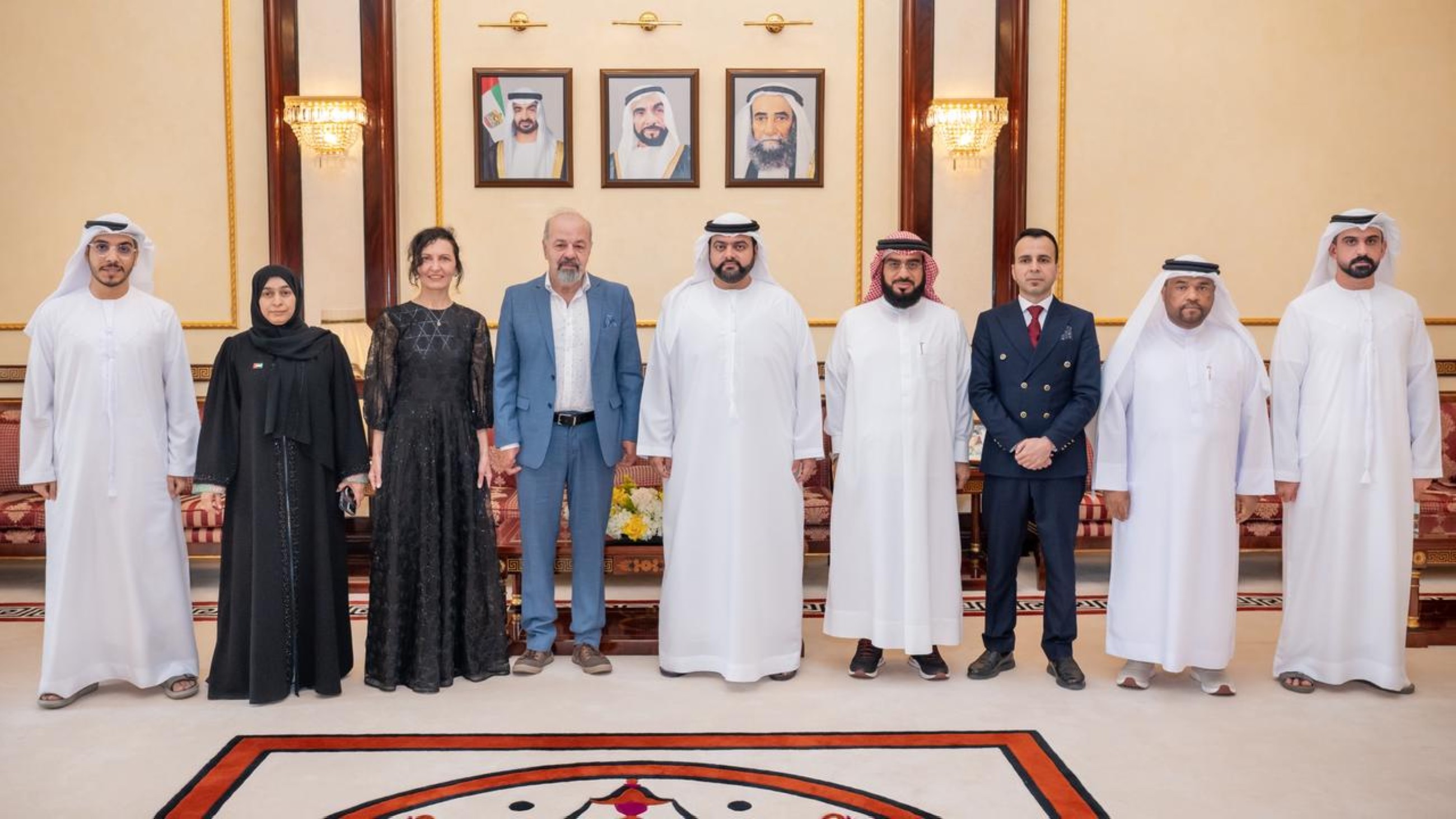 Fujairah Crown Prince meets president of World Federation for Chess Composition