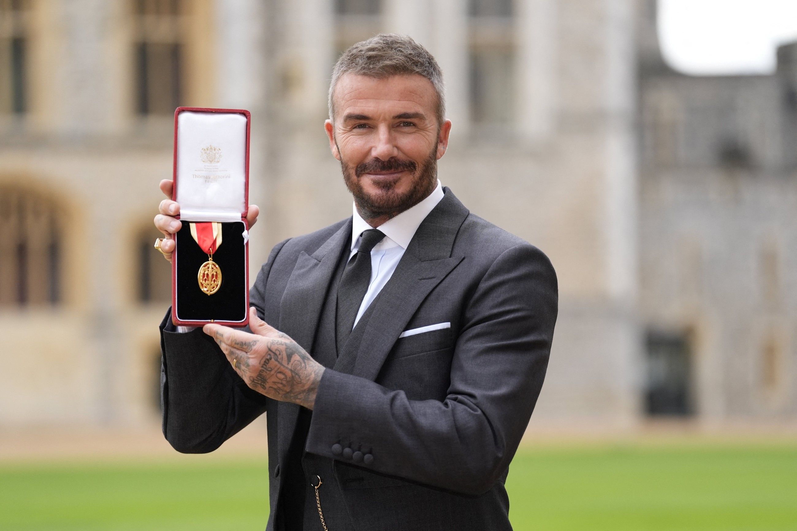 Football star Beckham hails knighthood as the proudest moment of life