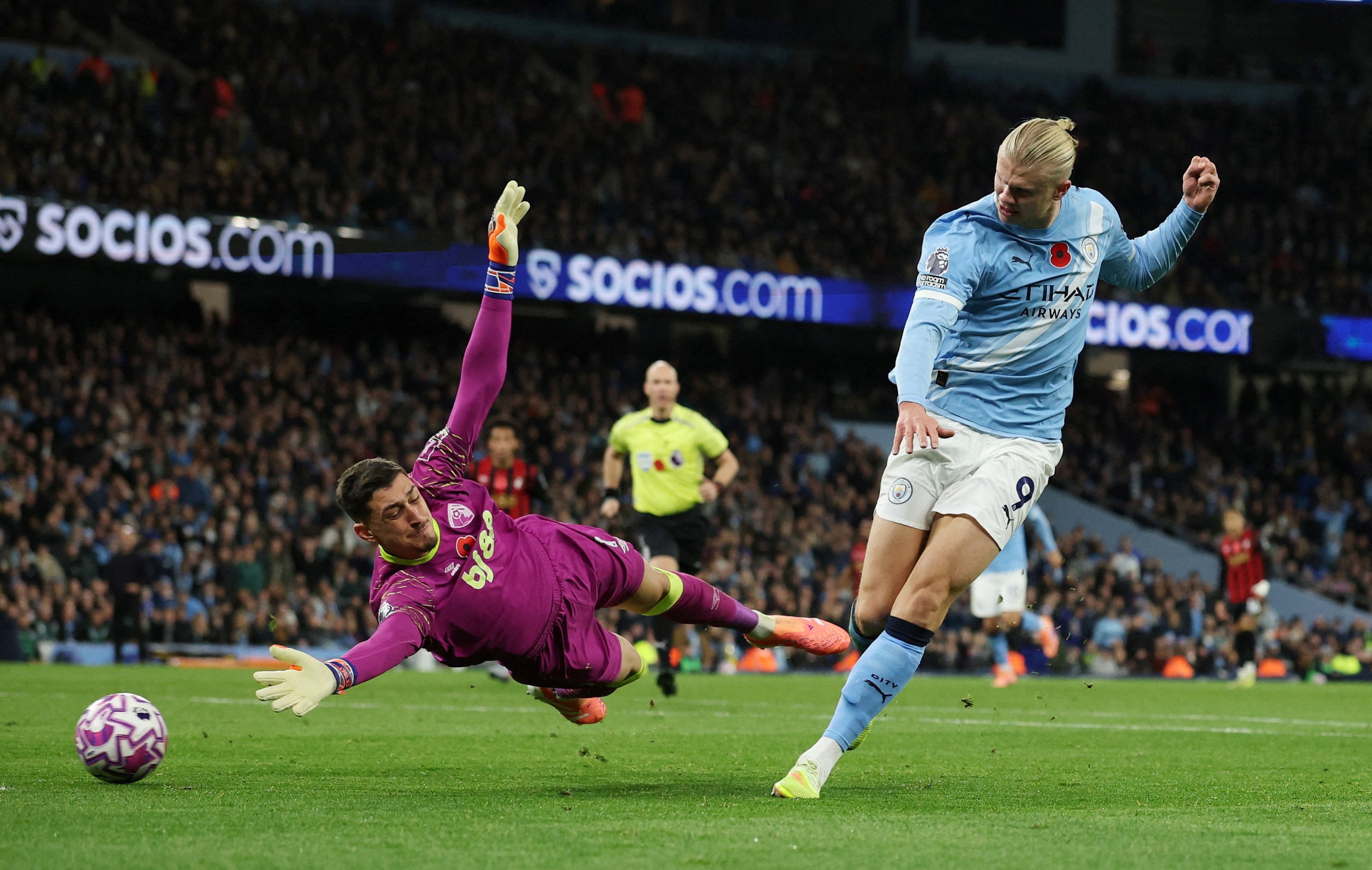 City’s Haaland focusing on team’s success more than personal records