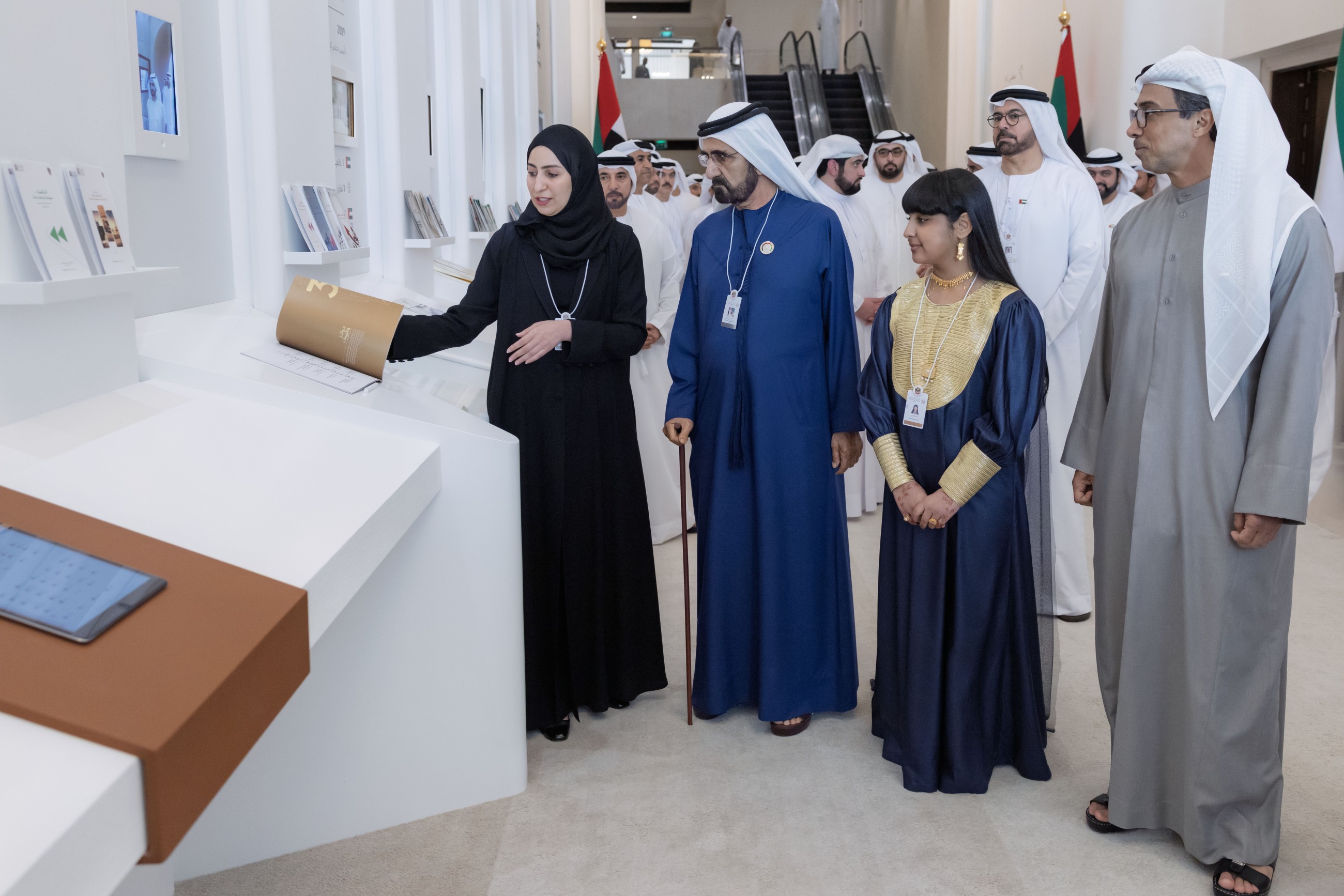 Sheikh Mohammed visits UAE Statistics Mural in Abu Dhabi