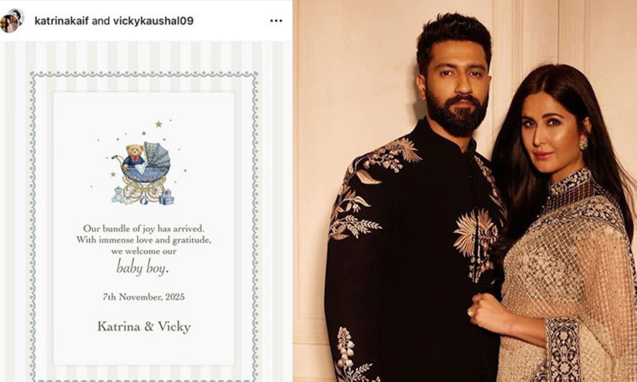 'Our bundle of joy has arrived:' Katrina and Kaushal blessed with baby boy