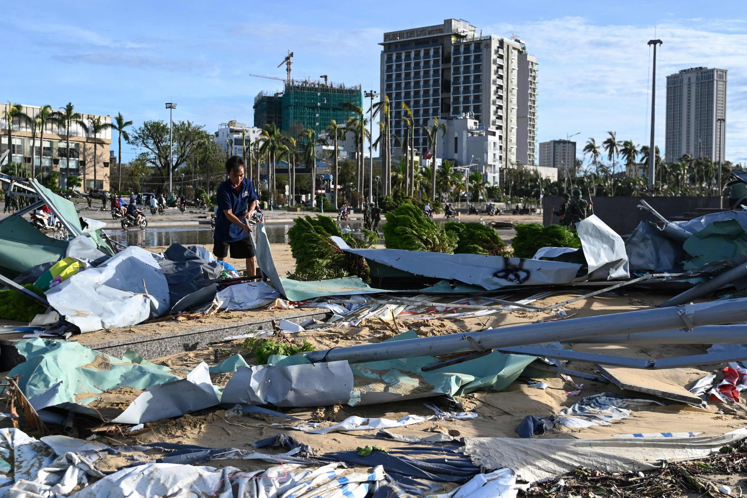 Typhoon Kalmaegi rampages across Vietnam as death toll crosses 200 in Philippines