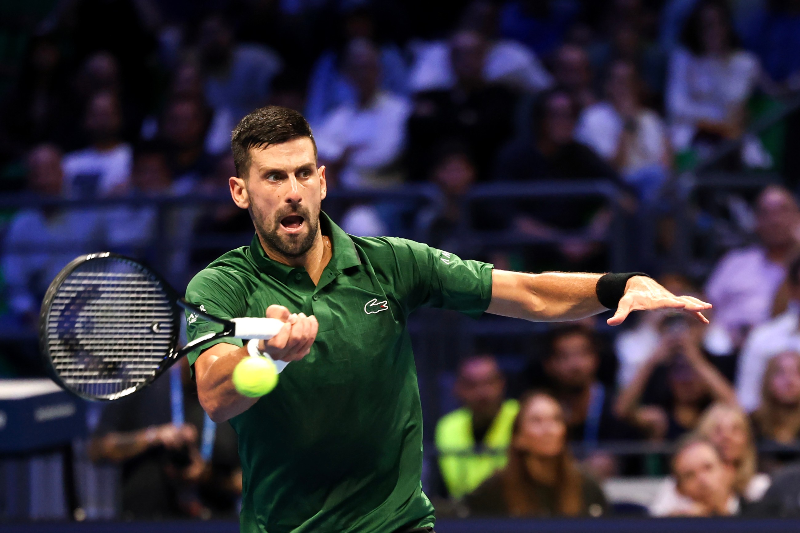 Alcaraz off to winning start at ATP Finals with De Minaur romp, Djokovic pulls out