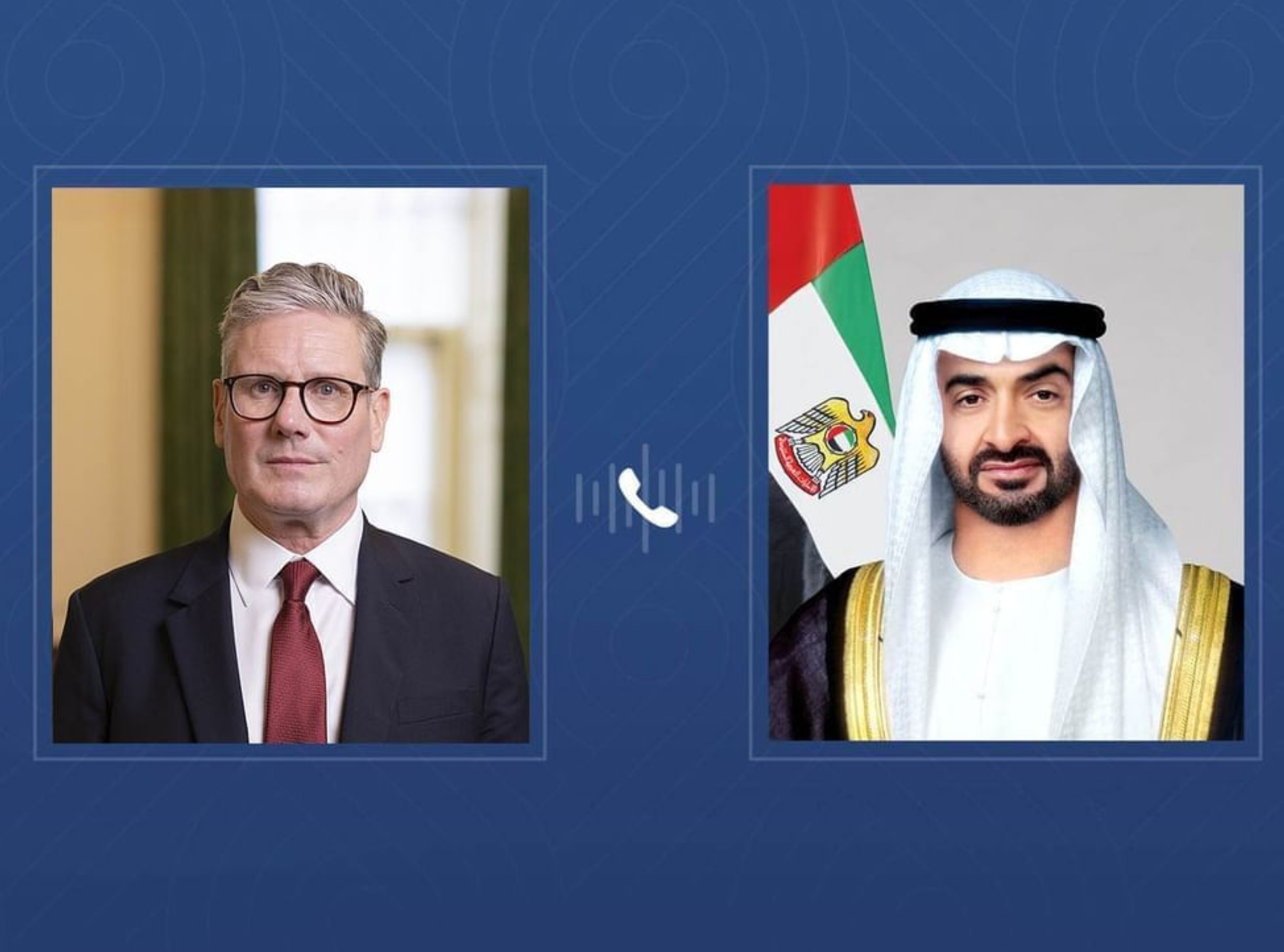 Sheikh Mohamed and Starmer stress on urgent need for lasting peace in Mideast