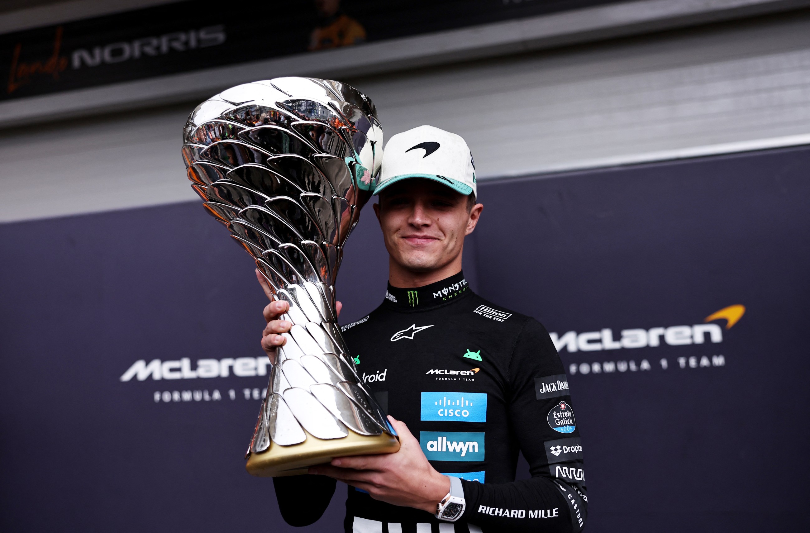 McLaren driver Norris wins F1 Brazilian GP to extend lead with three races left