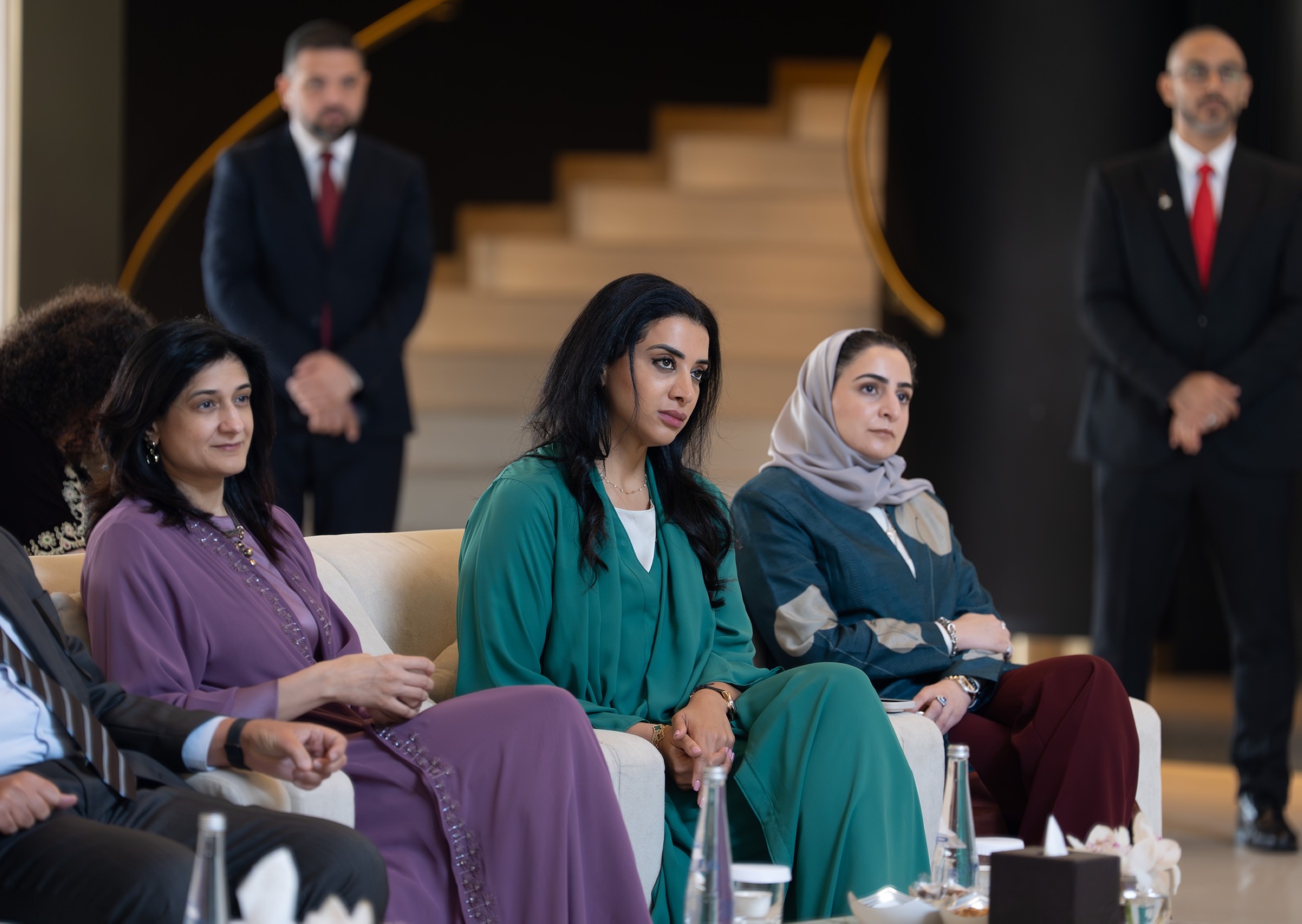 Sheikha Bodour inaugurates 'the Dice Player: Mahmoud Darwish' exhibition at the House of Wisdom in Sharjah