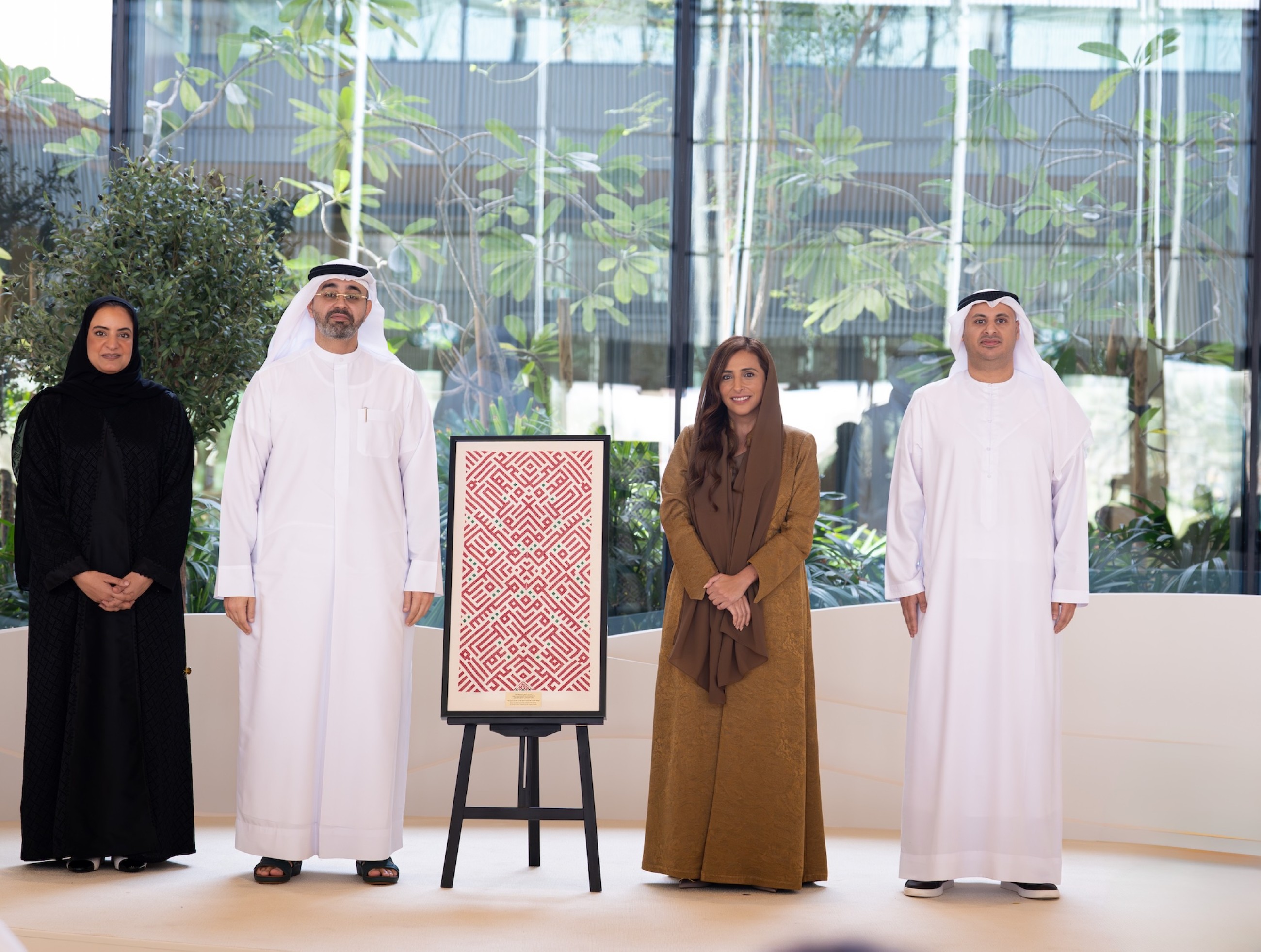 Sheikha Bodour inaugurates 'the Dice Player: Mahmoud Darwish' exhibition at the House of Wisdom in Sharjah