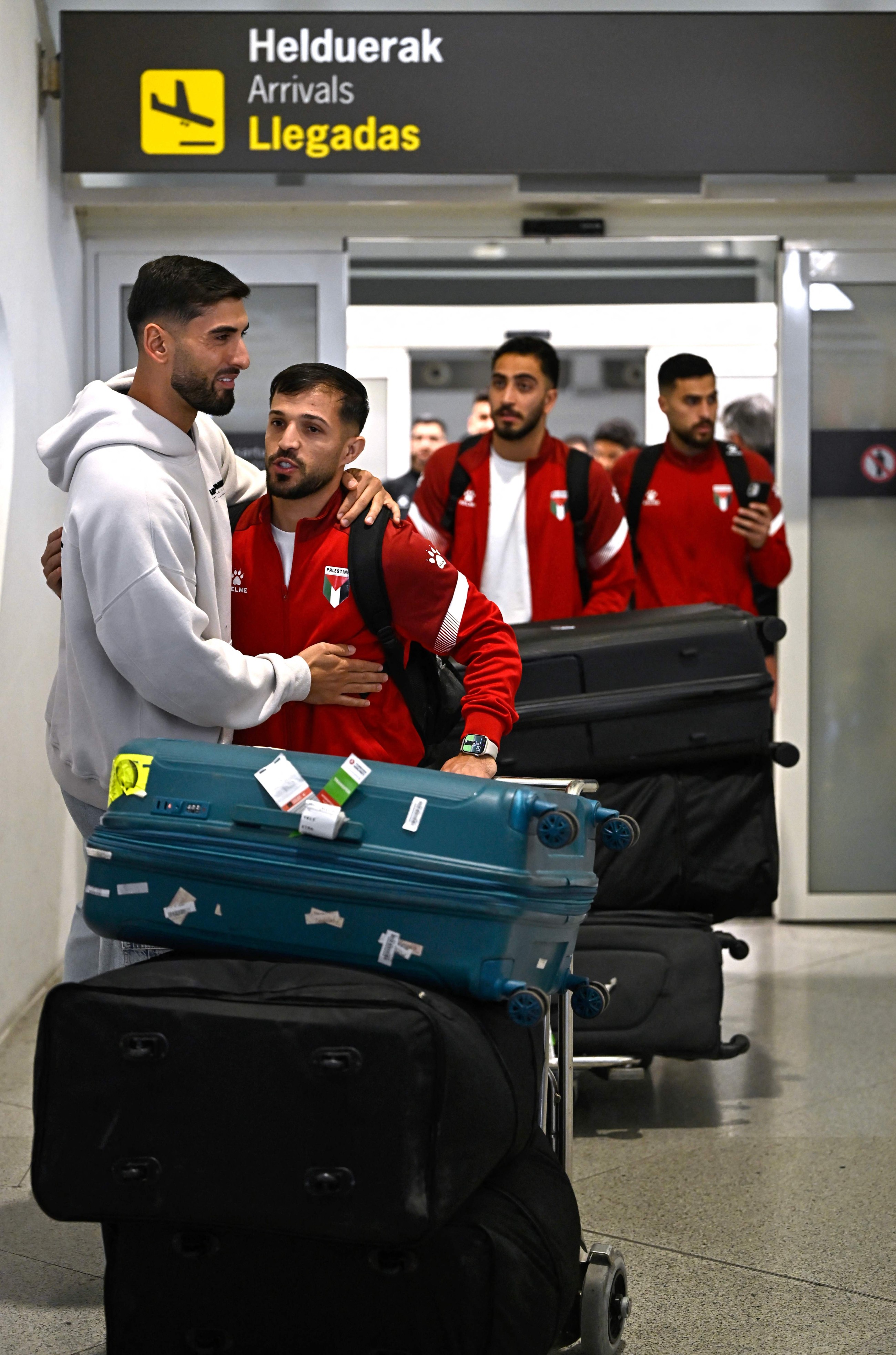 Palestinian national football team on 'mission' for peace in Spain visit