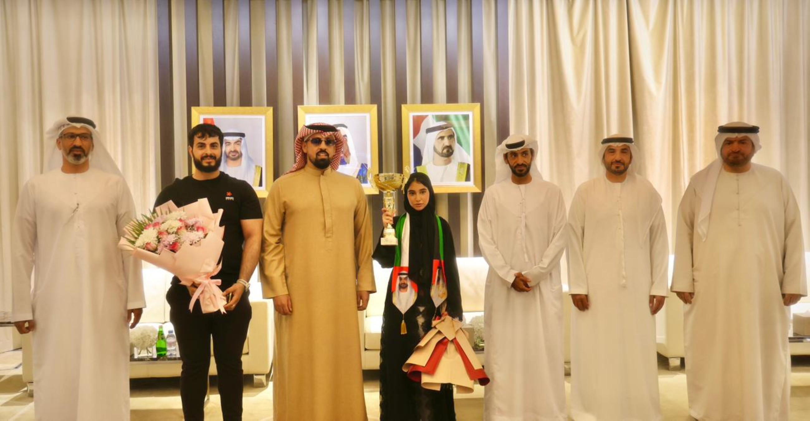World Champion Mouza receives warm welcome in Abu Dhabi