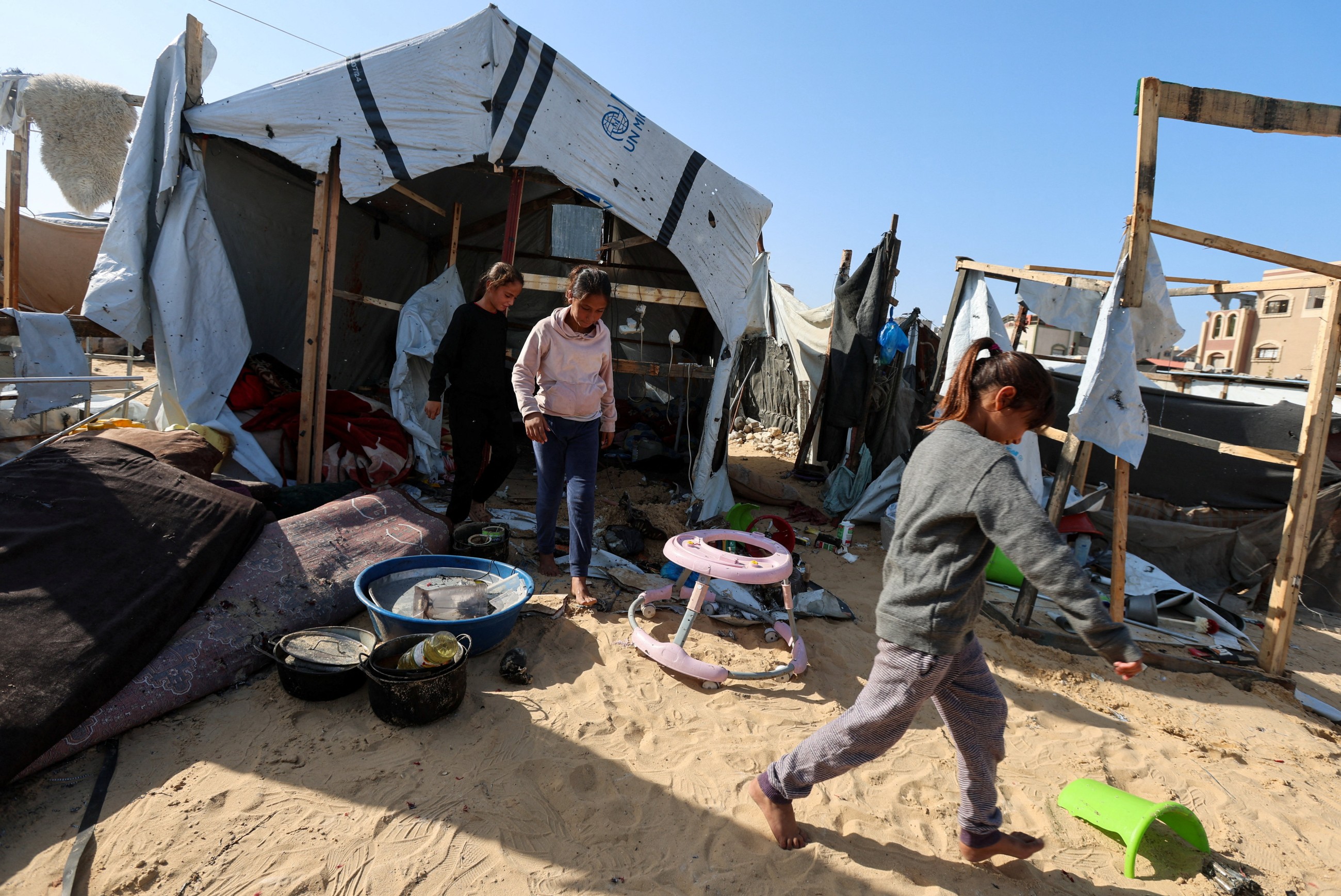 New Israeli strikes on Gaza, civil defence says three dead