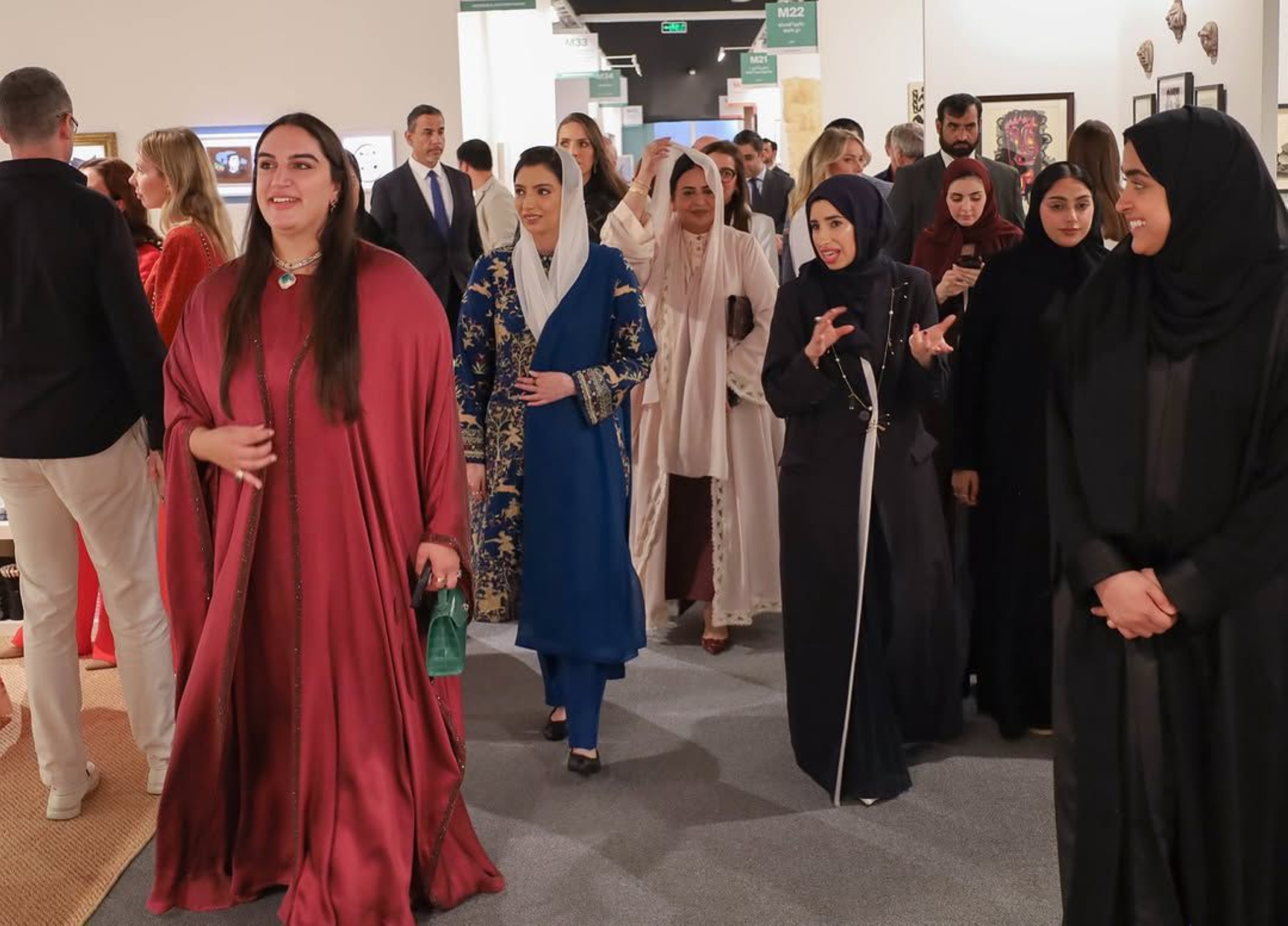 Pakistan's First Lady Aseefa Zardari visits Abu Dhabi Art 2025