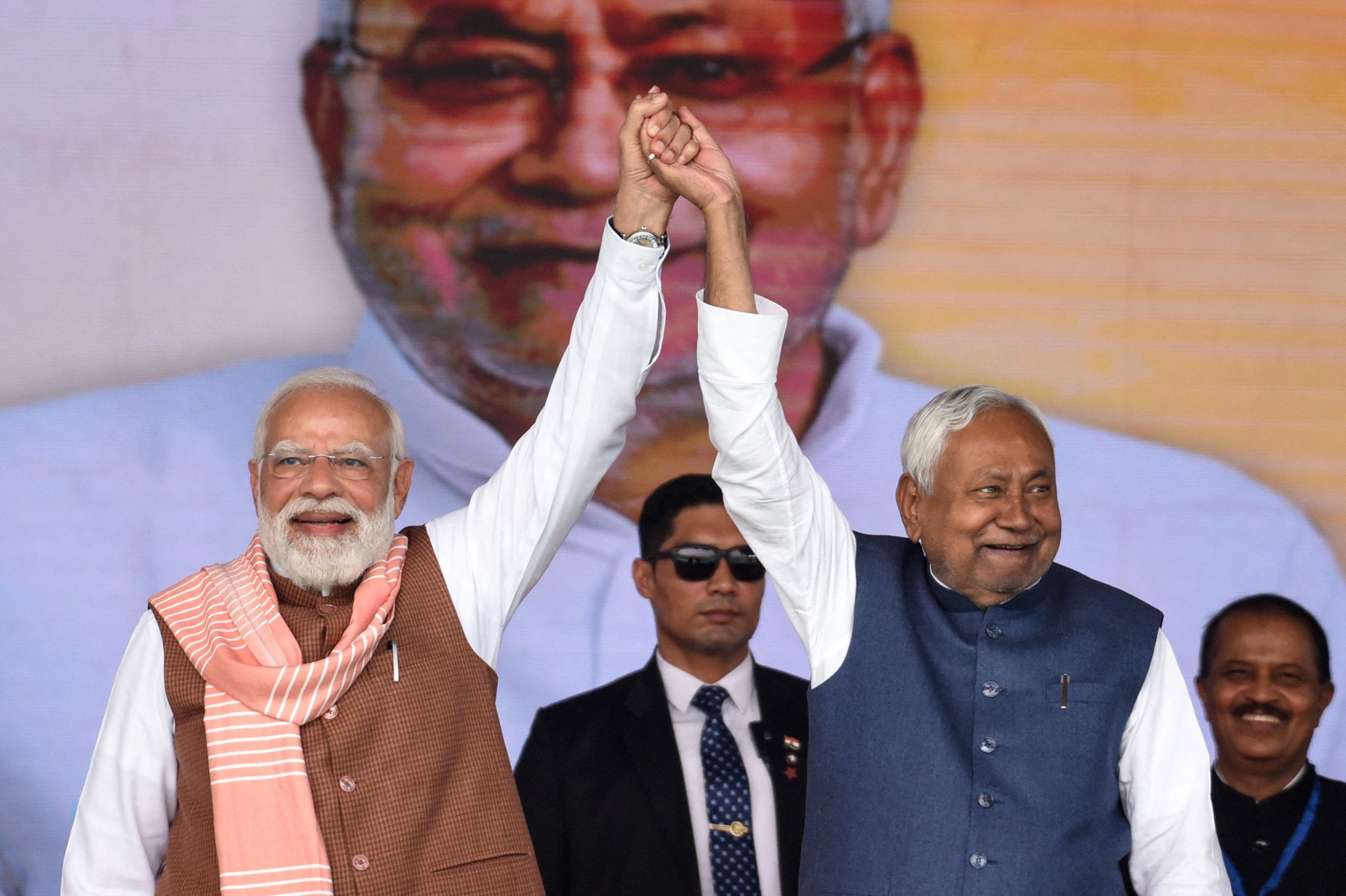 Nitish Kumar takes oath as chief minister of Indian state of Bihar for 10th time