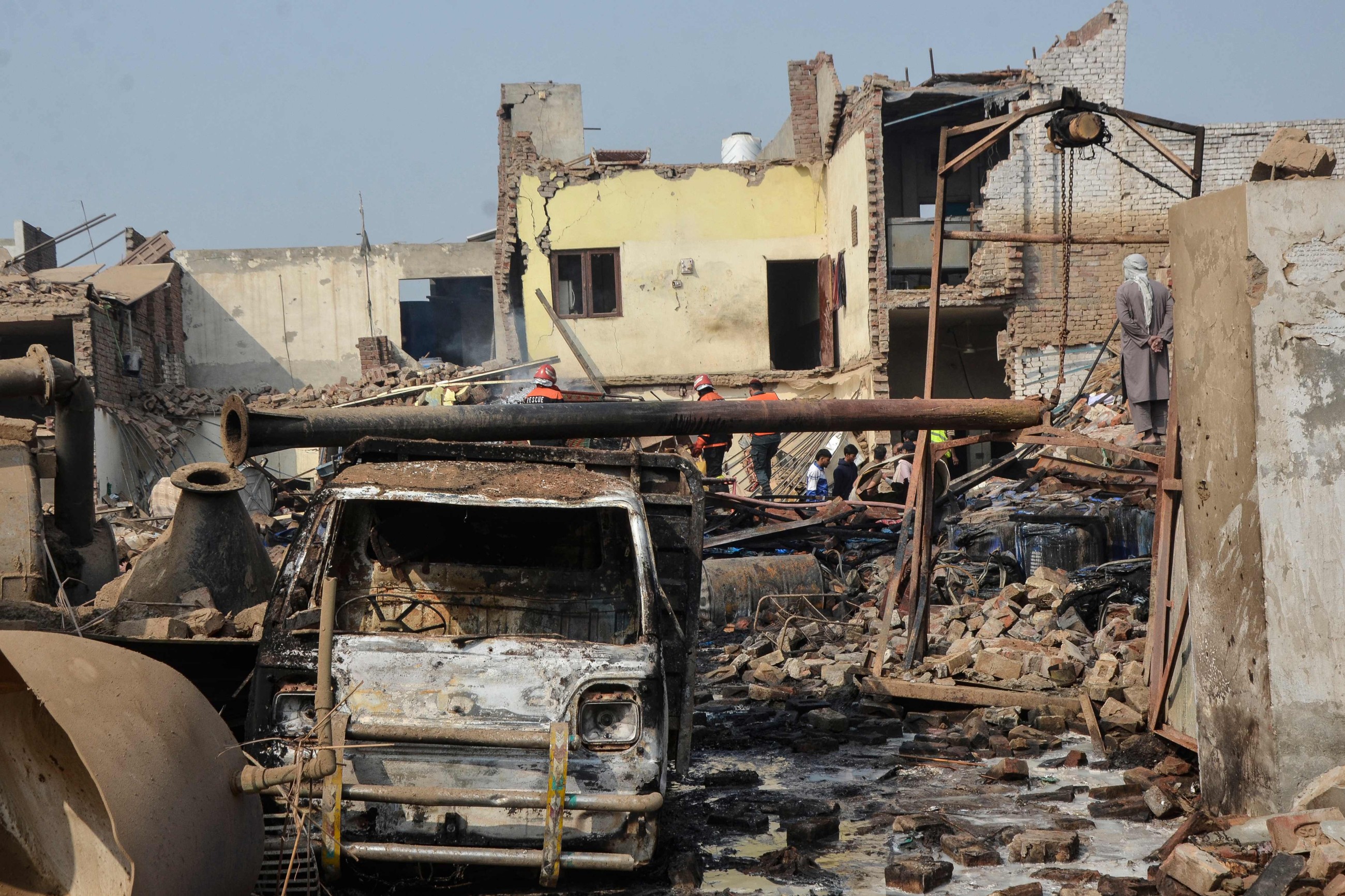 Boiler explosion at factory kills 18 workers in Pakistan's Faisalabad city