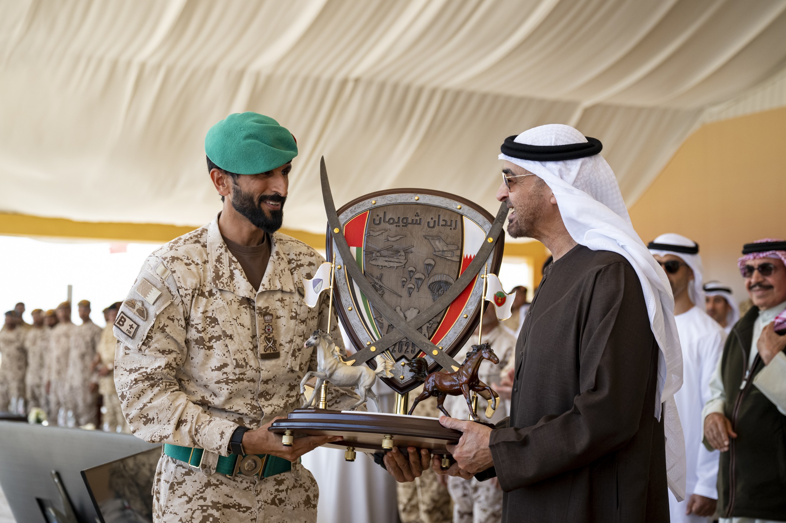 UAE President, Bahrain King attend ‘Rabdan–Shuwaiman’ joint military exercise