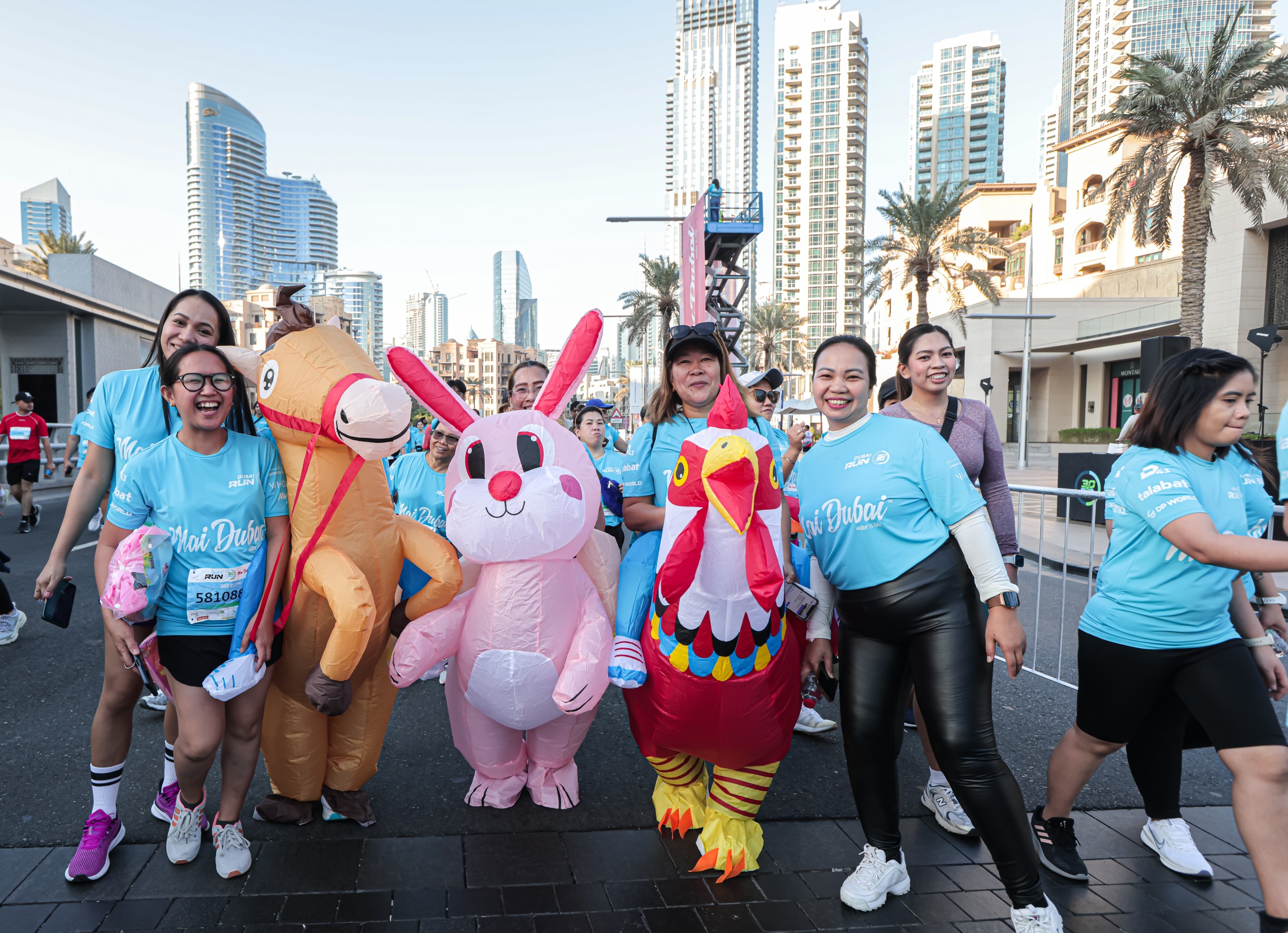 Over 300,000 runners descend on Sheikh Zayed Road for Dubai Run 2025