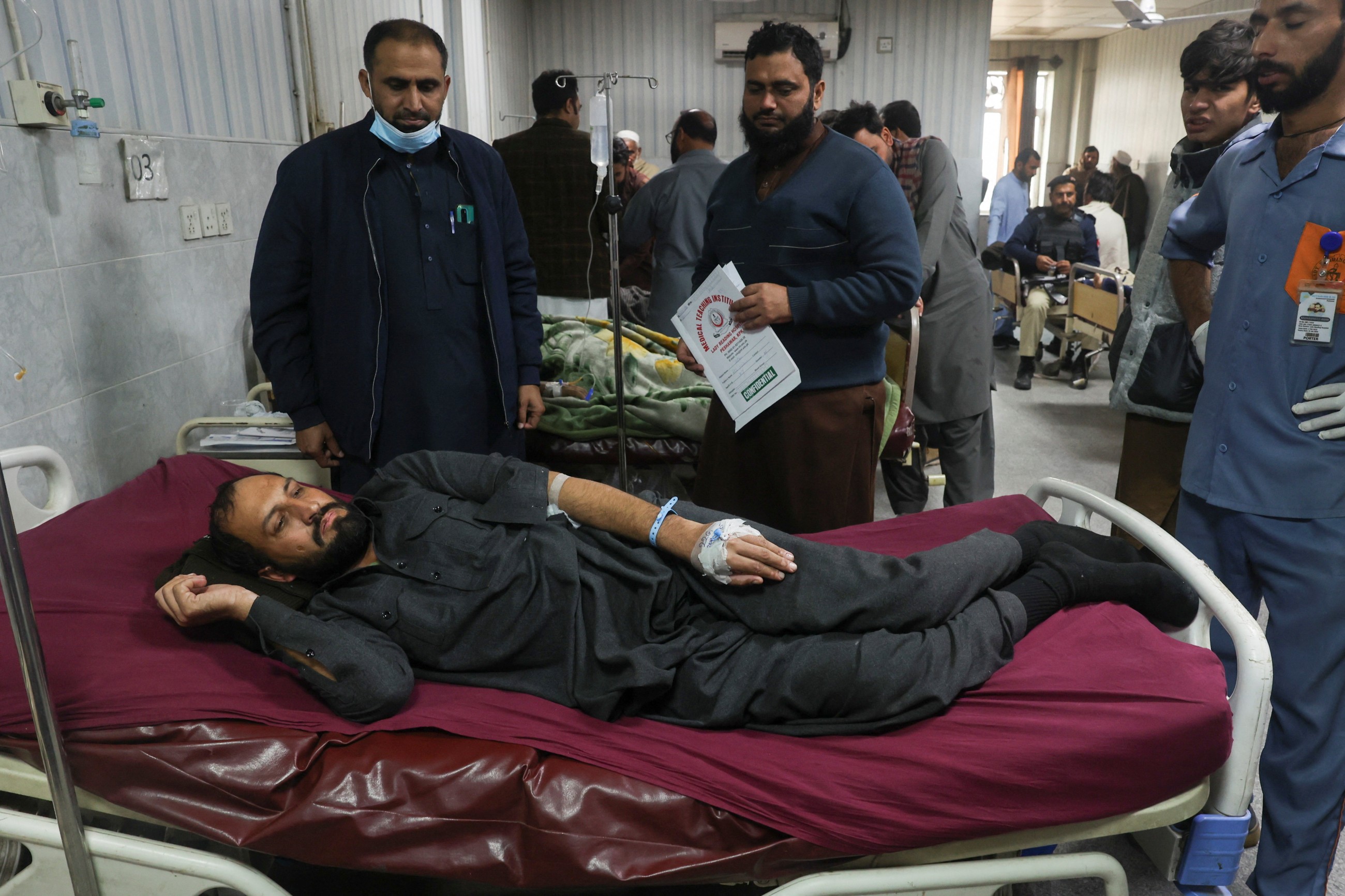 Three officers dead as suicide bombers strike FC headquarters in northwestern Pakistan