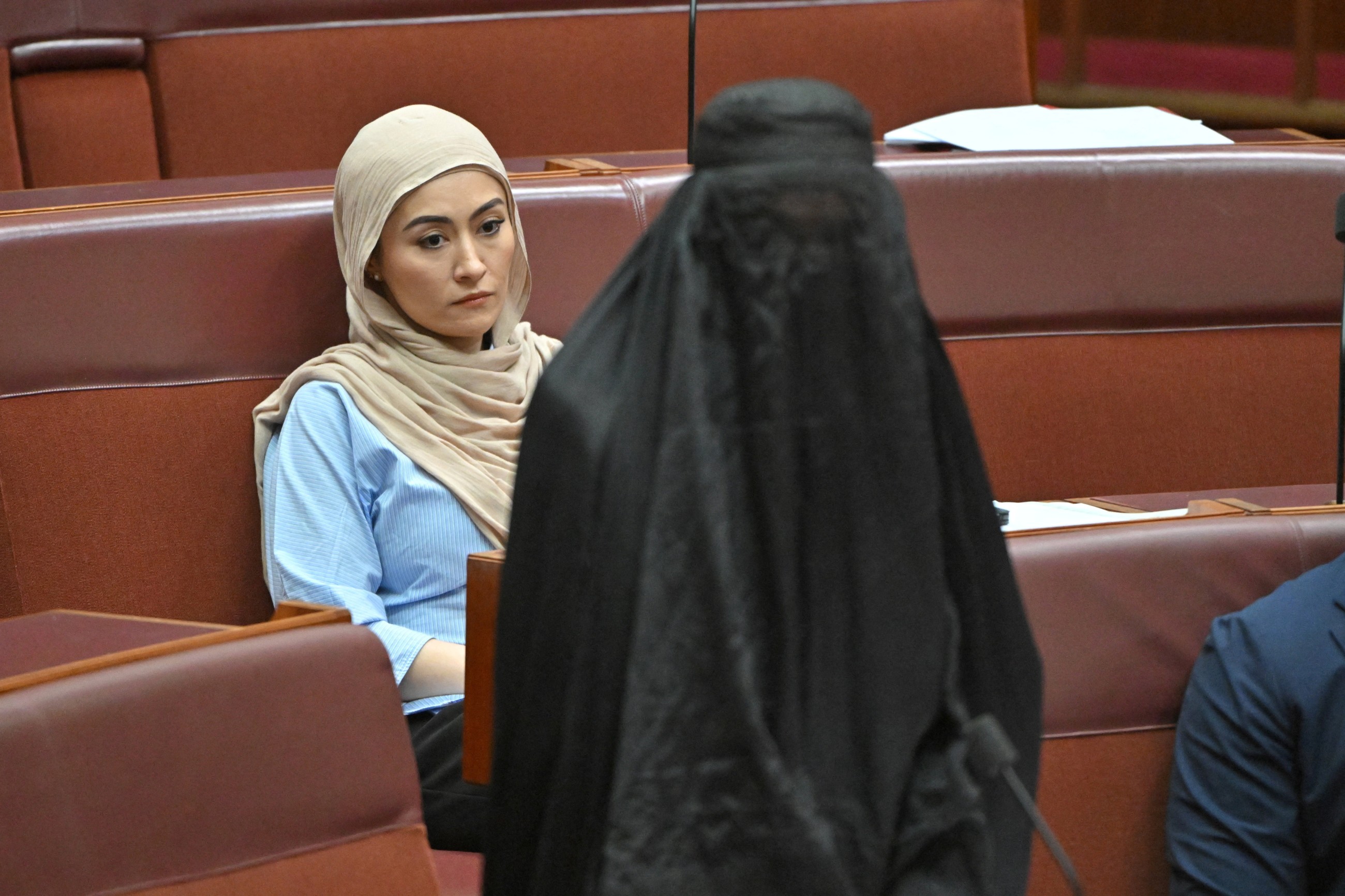 Australian far-right senator's move to wear burqa in parliament sparks outrage