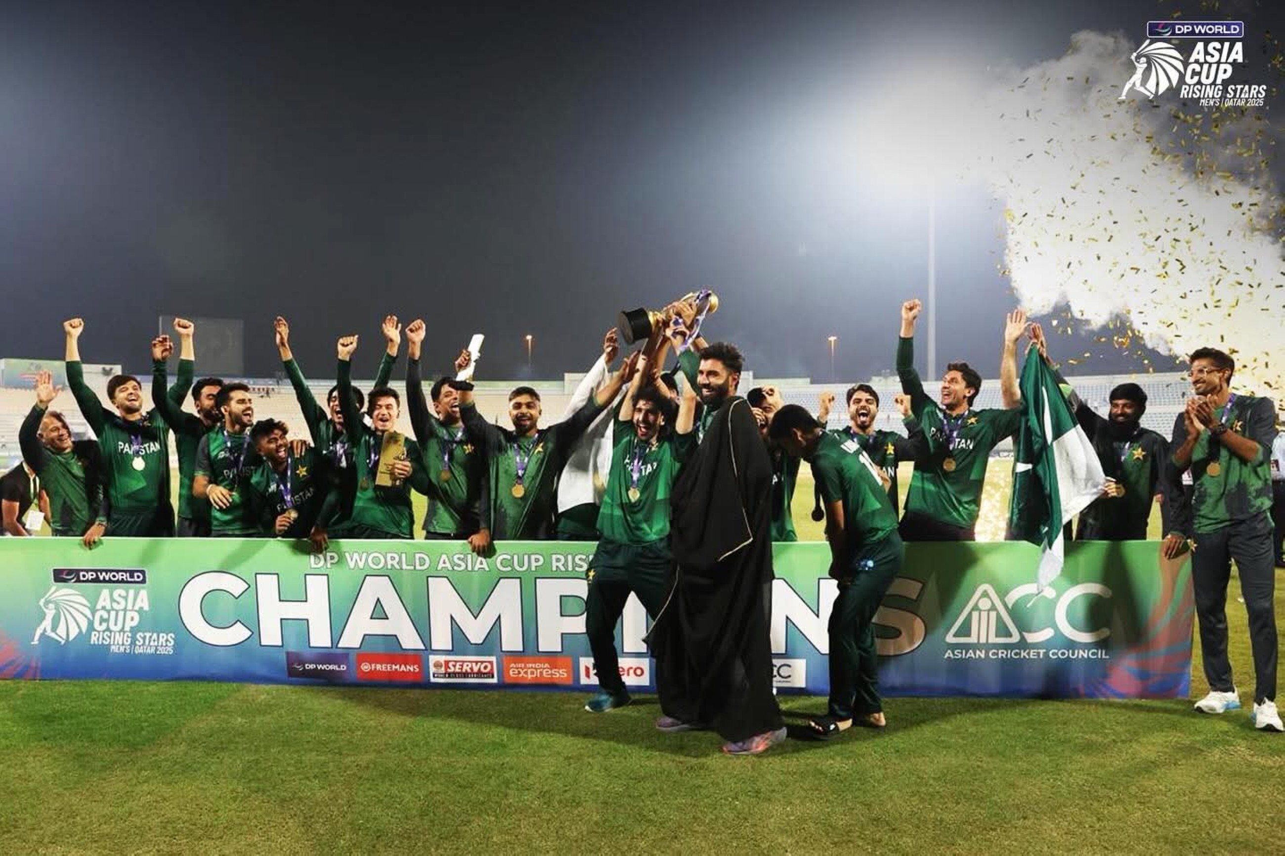 Pakistan Shaheens lift Asia Cup Rising Stars title after thrilling super over win against Bangladesh A