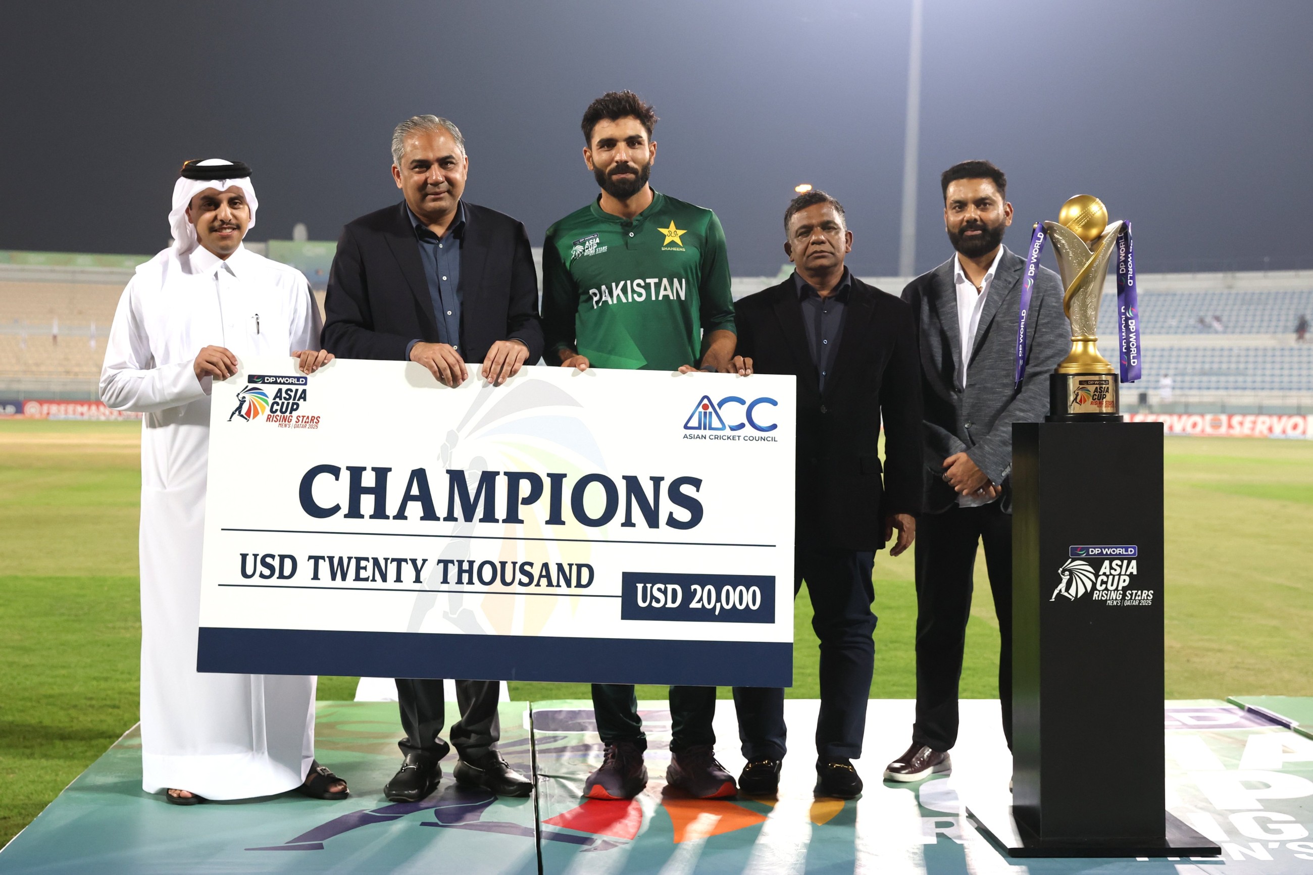 Pakistan Shaheens lift Asia Cup Rising Stars title after thrilling super over win against Bangladesh A