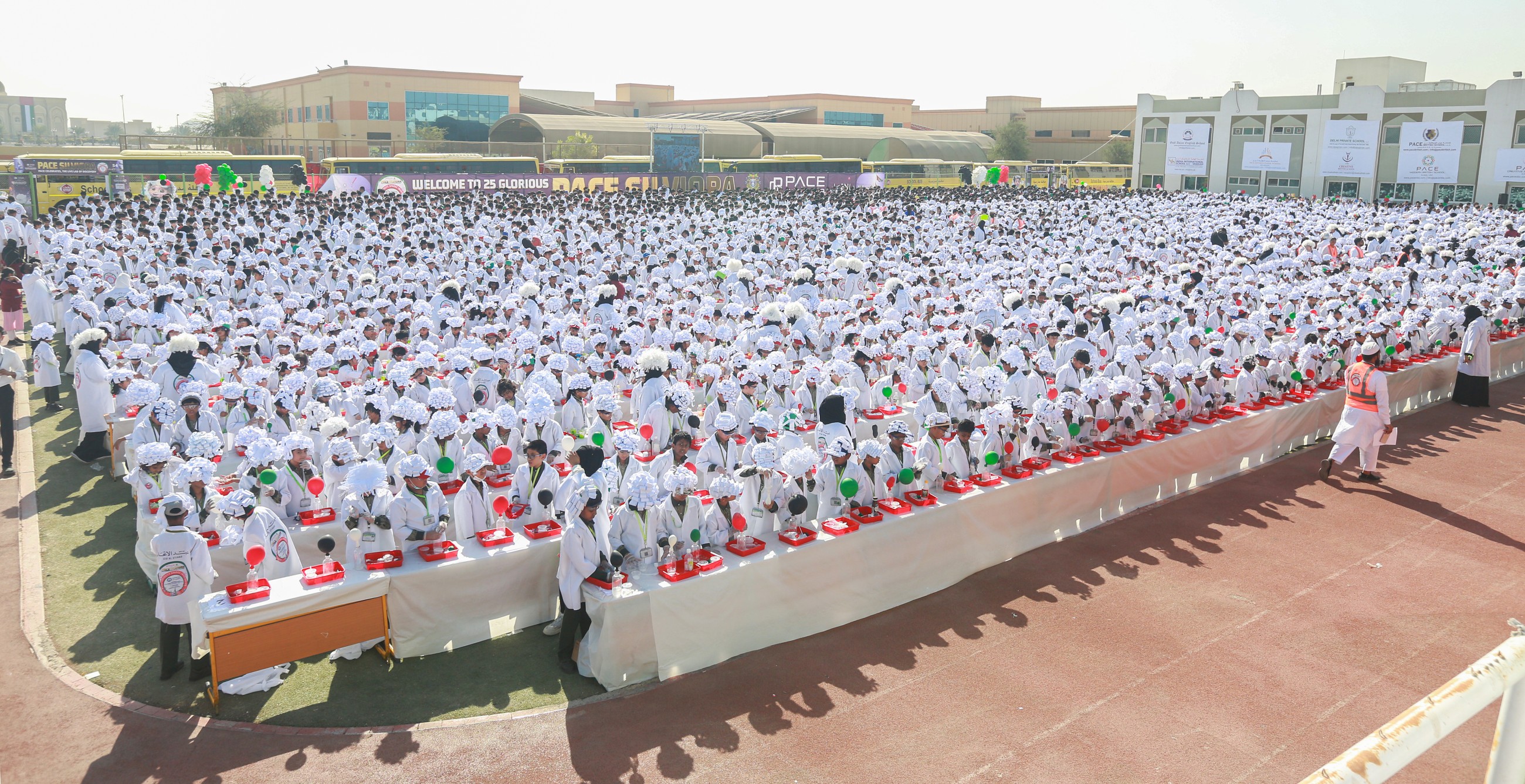 5,035 school students unite to set Guinness World Record