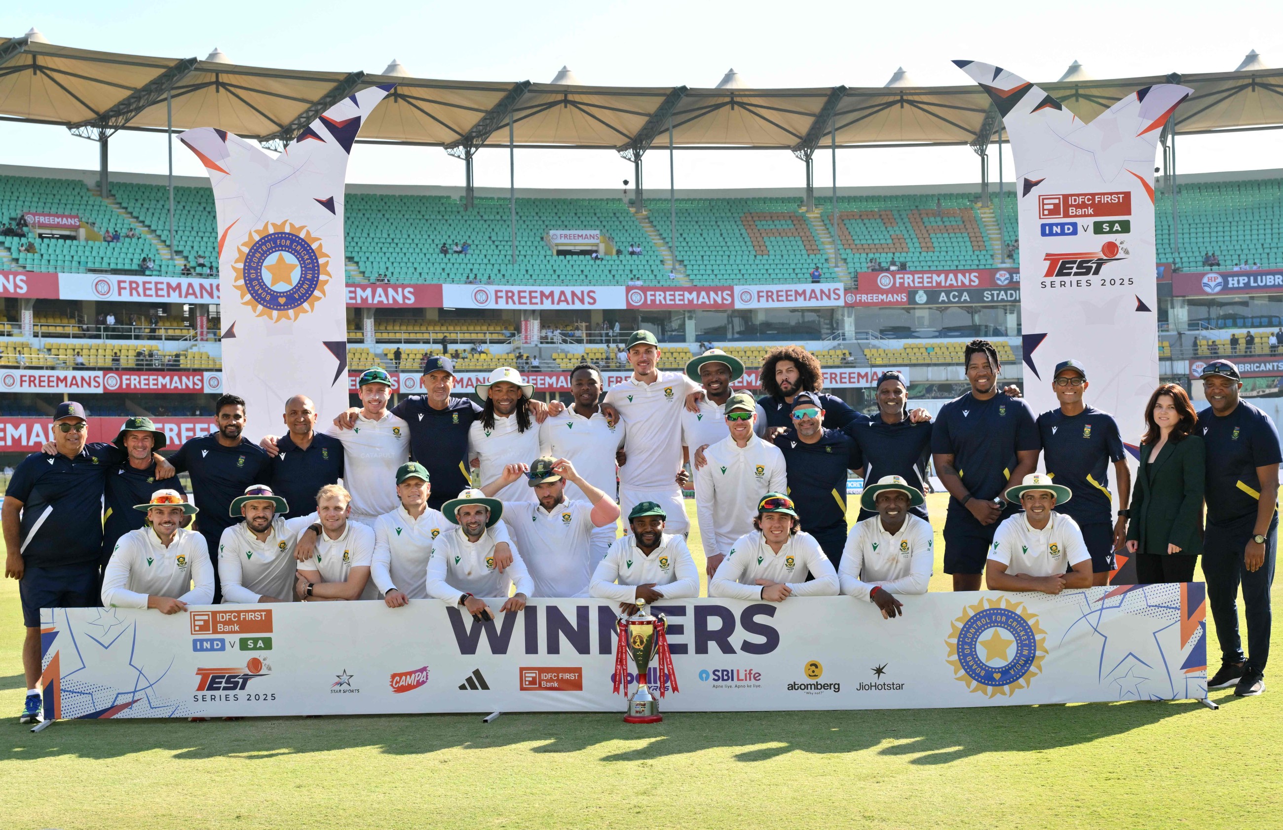 South Africa clinch first Test series win in India since 2000