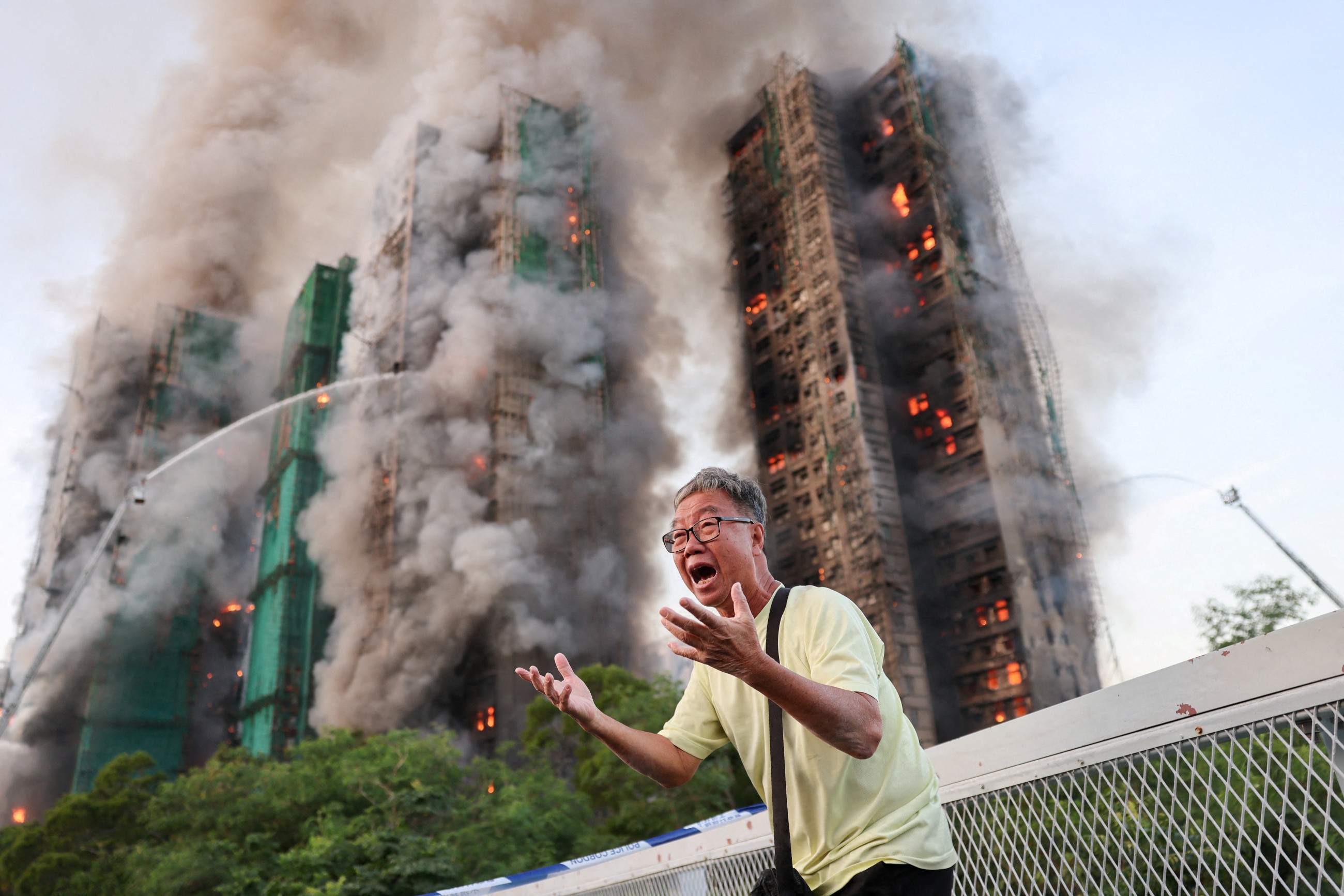 Construction firm bosses arrested as Hong Kong  fire toll hits 83