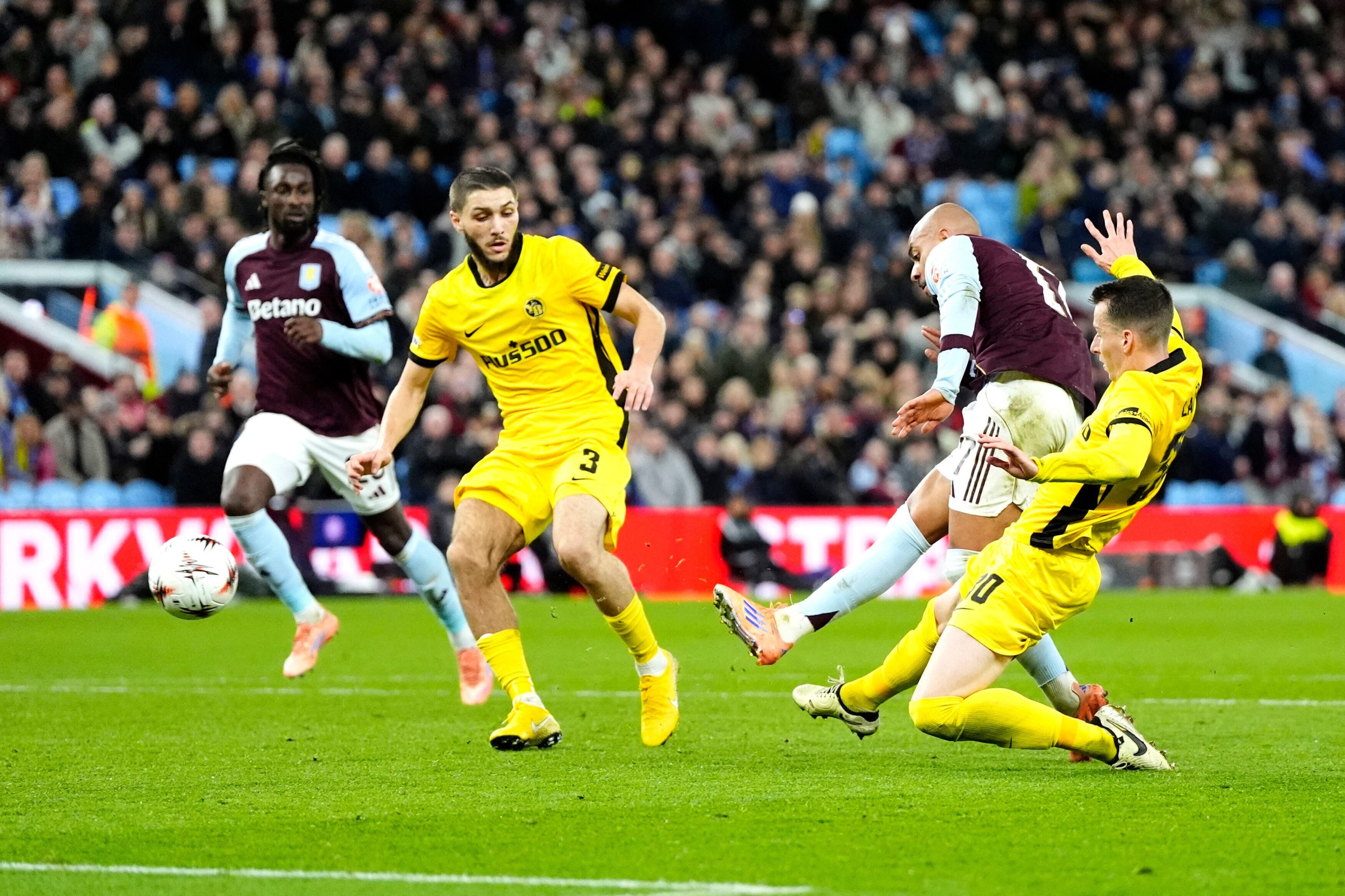 Malen double helps Villa beat Young Boys as Forest pick up crucial Europa ...