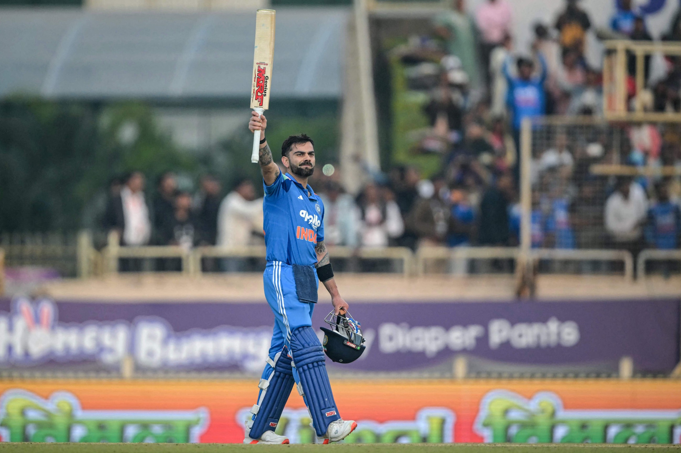 Virat Kohli's 135 powers India to 349-8 in first South Africa ODI