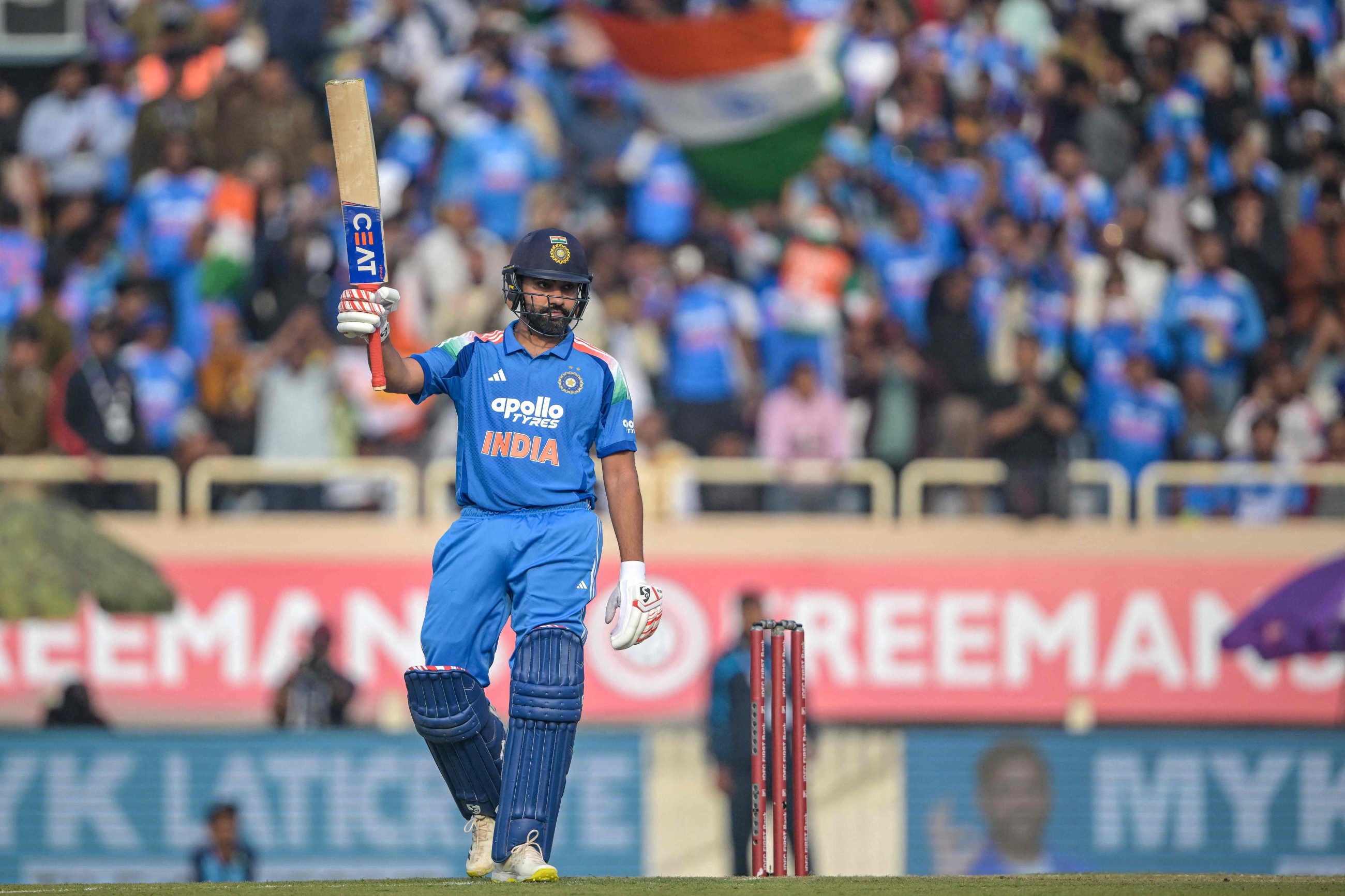 Rohit Sharma breaks Shahid Afridi's record for most sixes in ODI history