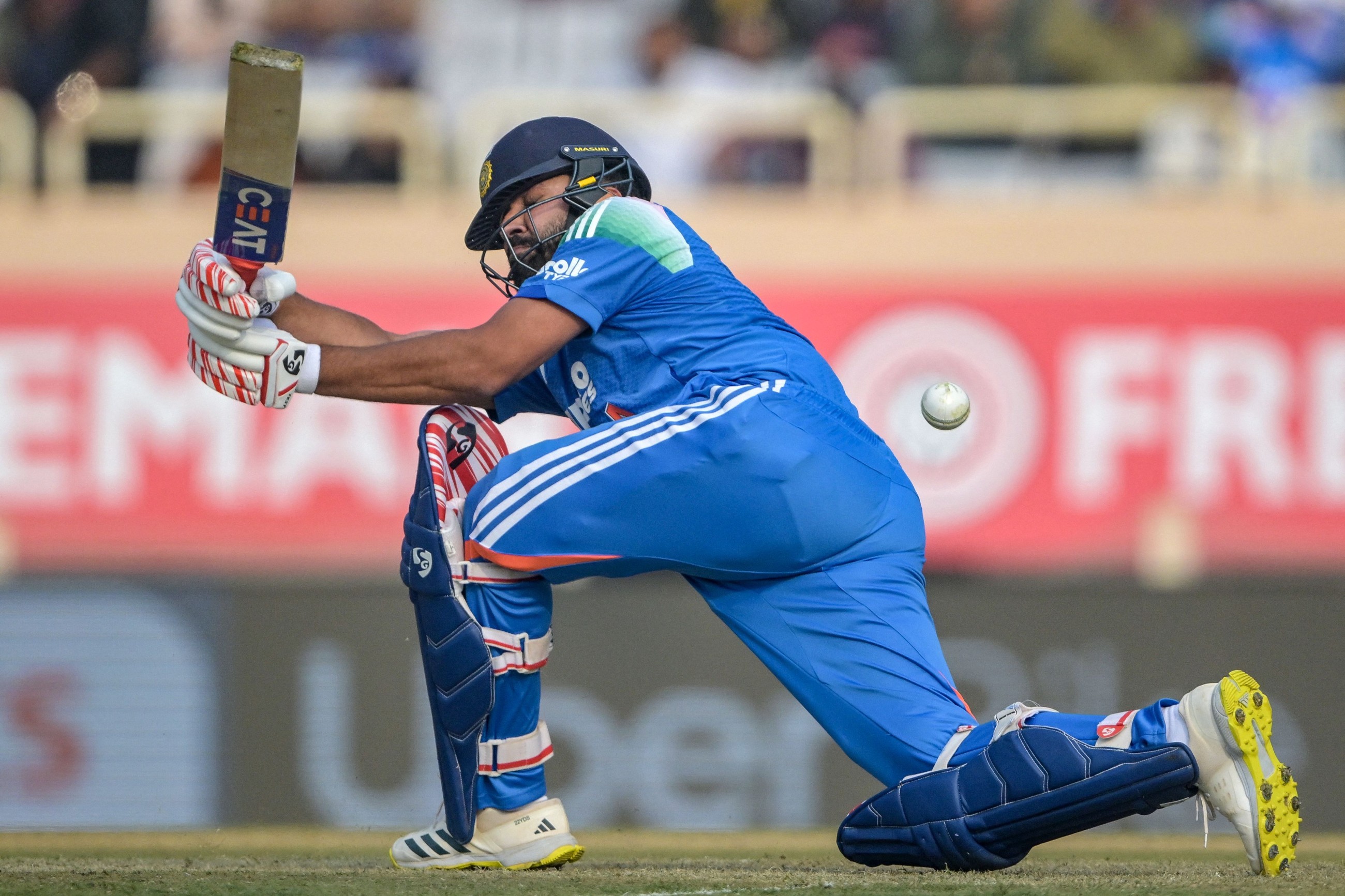 Rohit Sharma breaks Shahid Afridi's record for most sixes in ODI history