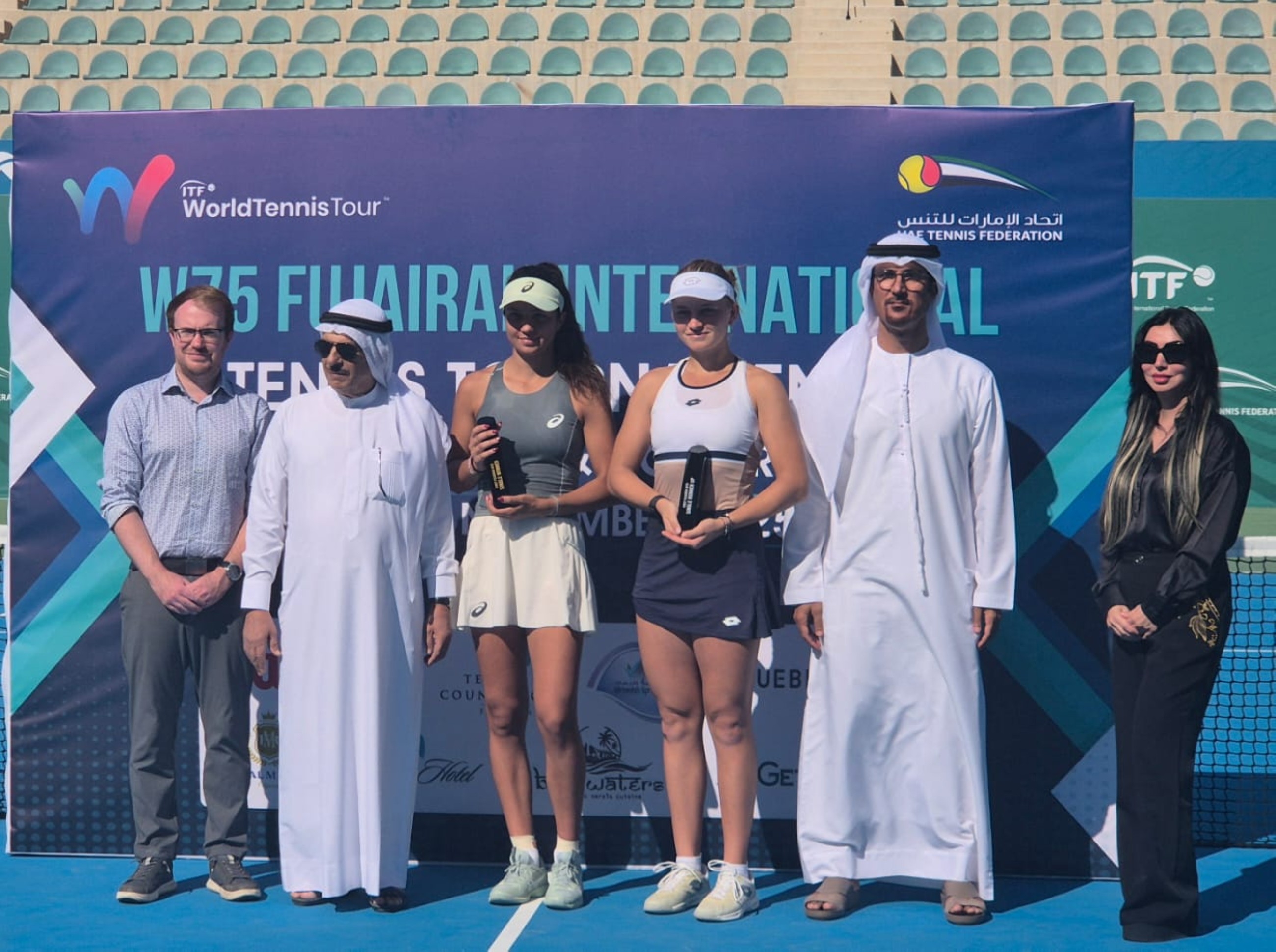 Marcinko wins singles title at first Fujairah W75 Championships