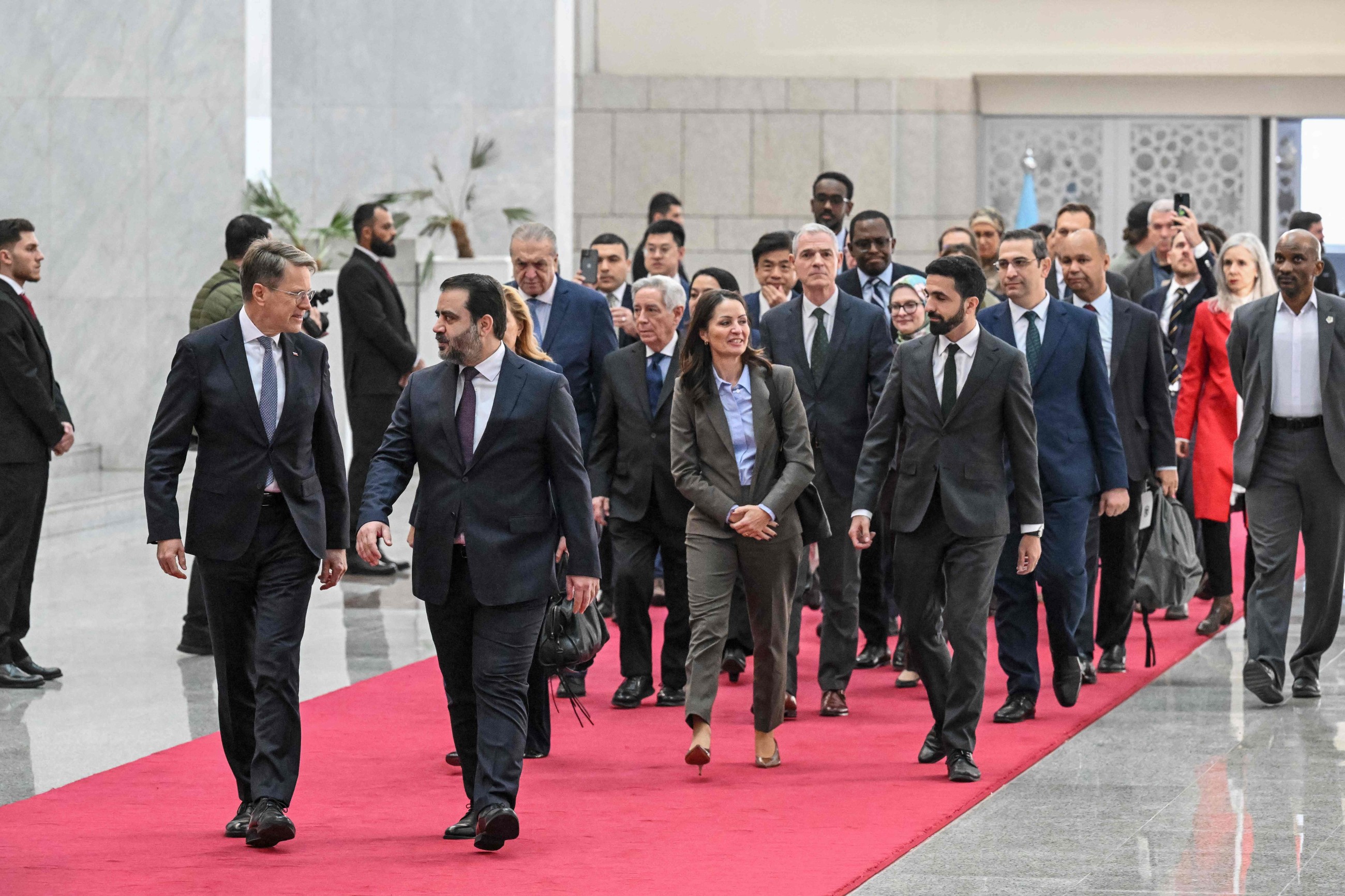 UNSC delegation says ready to support Syria on first-ever visit