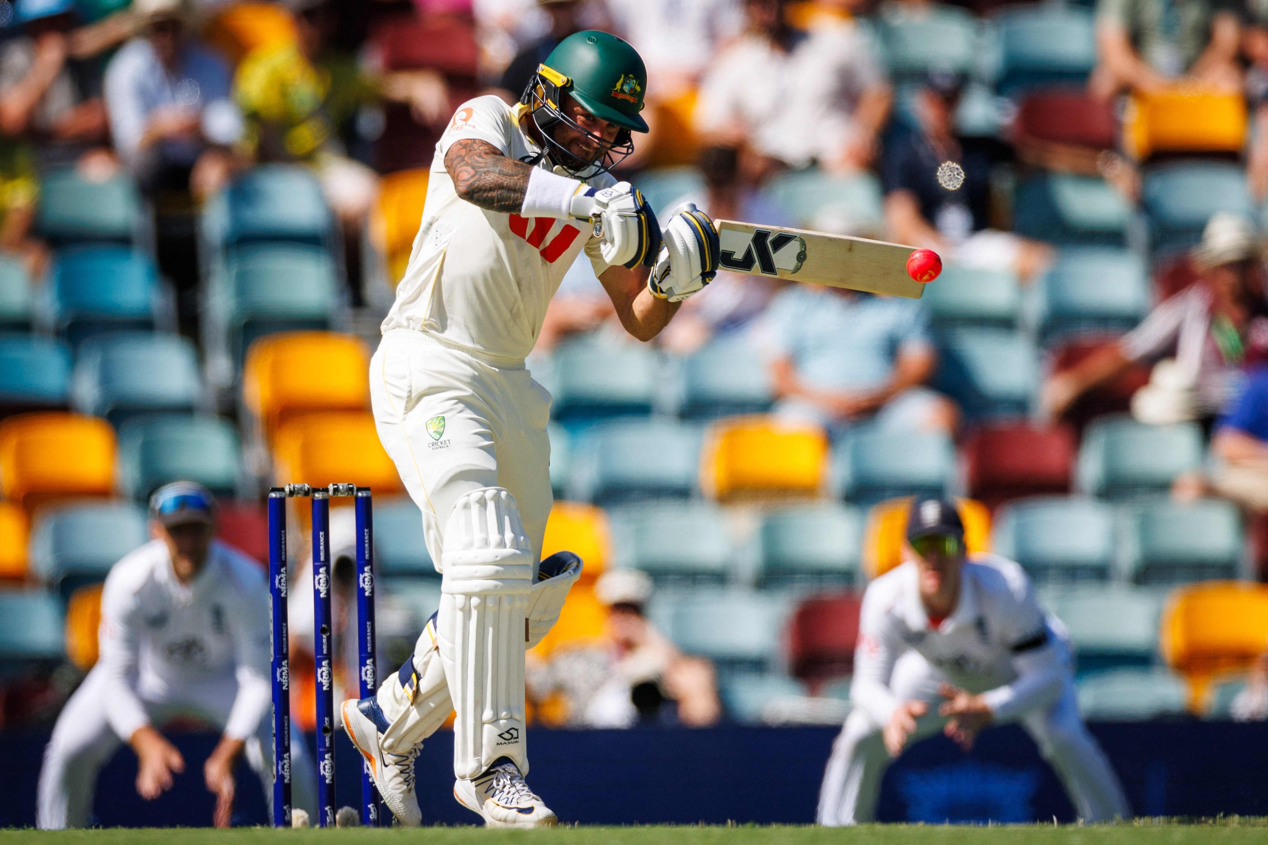 Weatherald and Labuschagne fifties help Australia take lead over England on Day 2