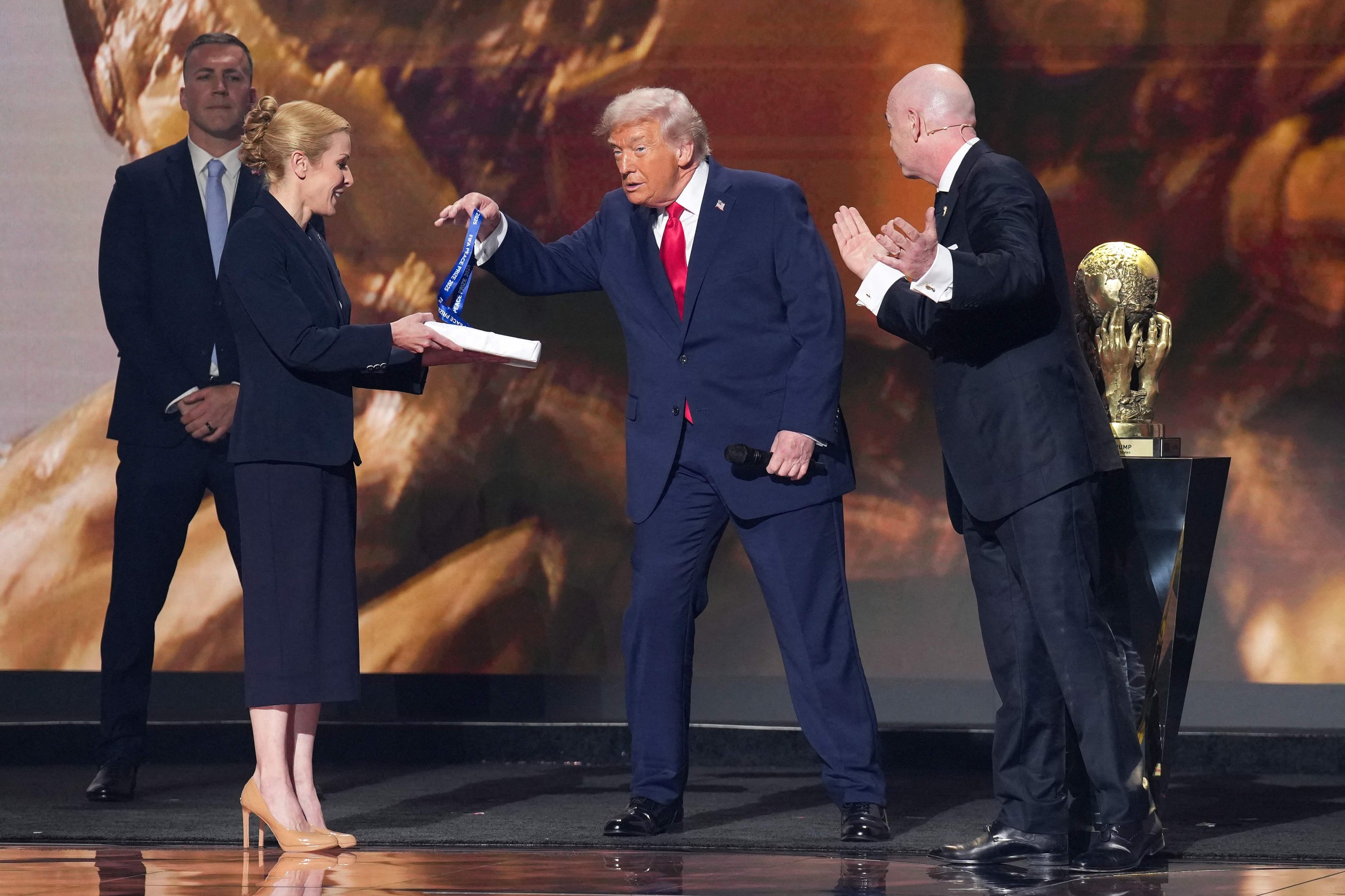 Trump awarded inaugural FIFA Peace Prize at 2026 World Cup draw