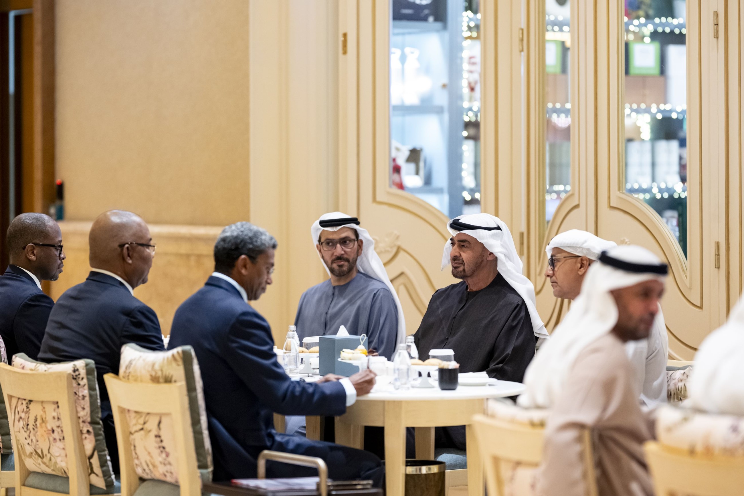 UAE, Seychelles Presidents meet during visit to final round of 2025 Formula One World Championship