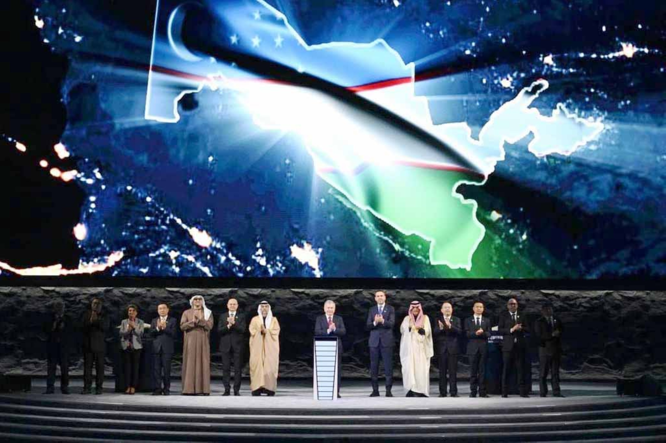 President of Uzbekistan inaugurates nation&rsquo;s first utility-scale solar, battery storage project