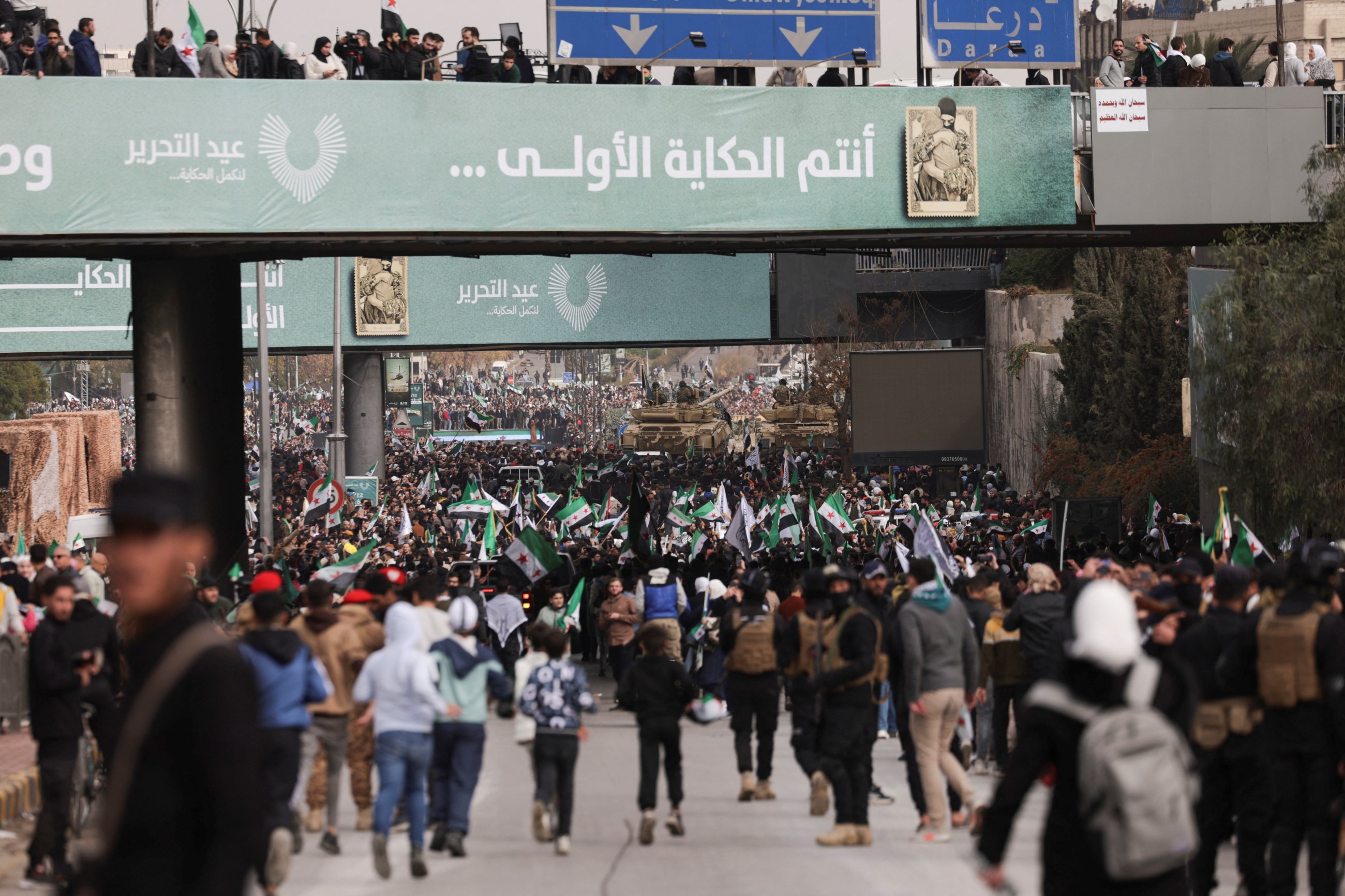 Syrian President Sharaa calls for united efforts to rebuild a year after Assad's ouster