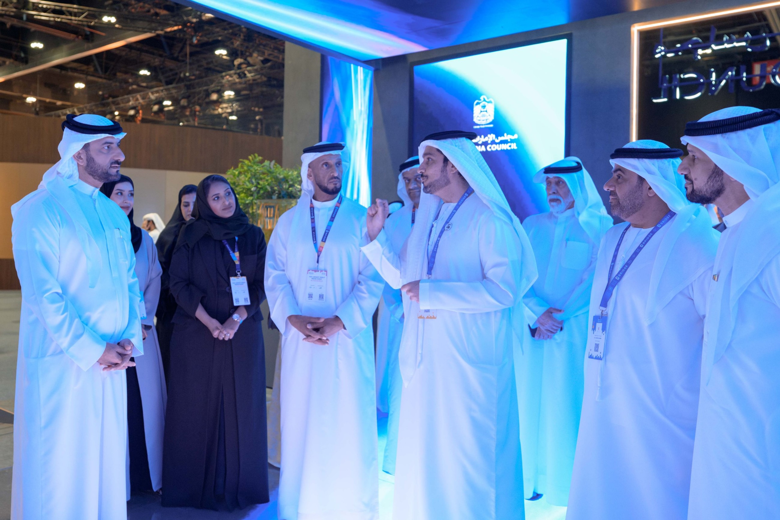 Sheikh Sultan Bin Ahmed visits BRIDGE Summit 2025
