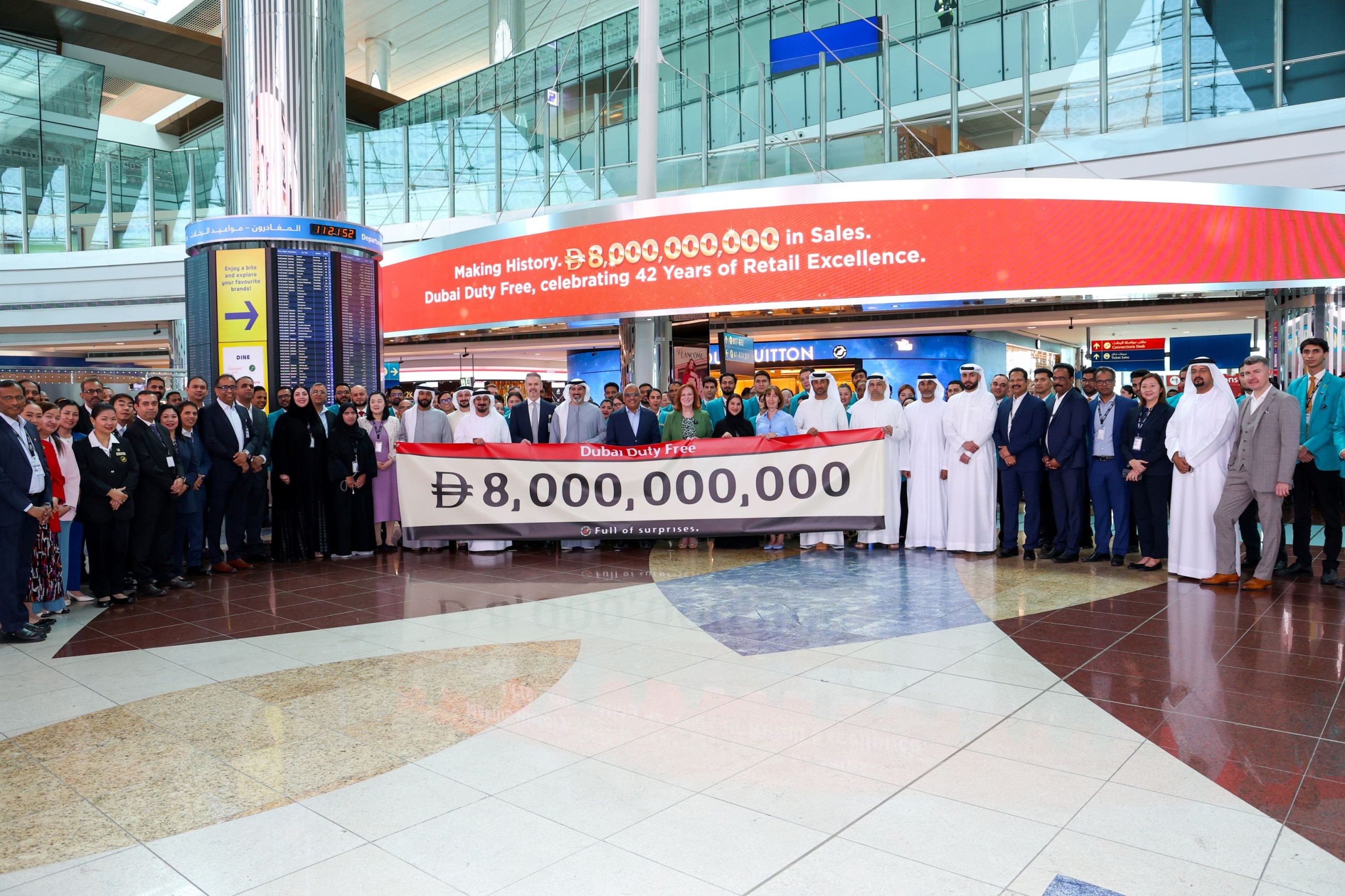 Dubai Duty Free sales surpass Dhs8 billion for first time