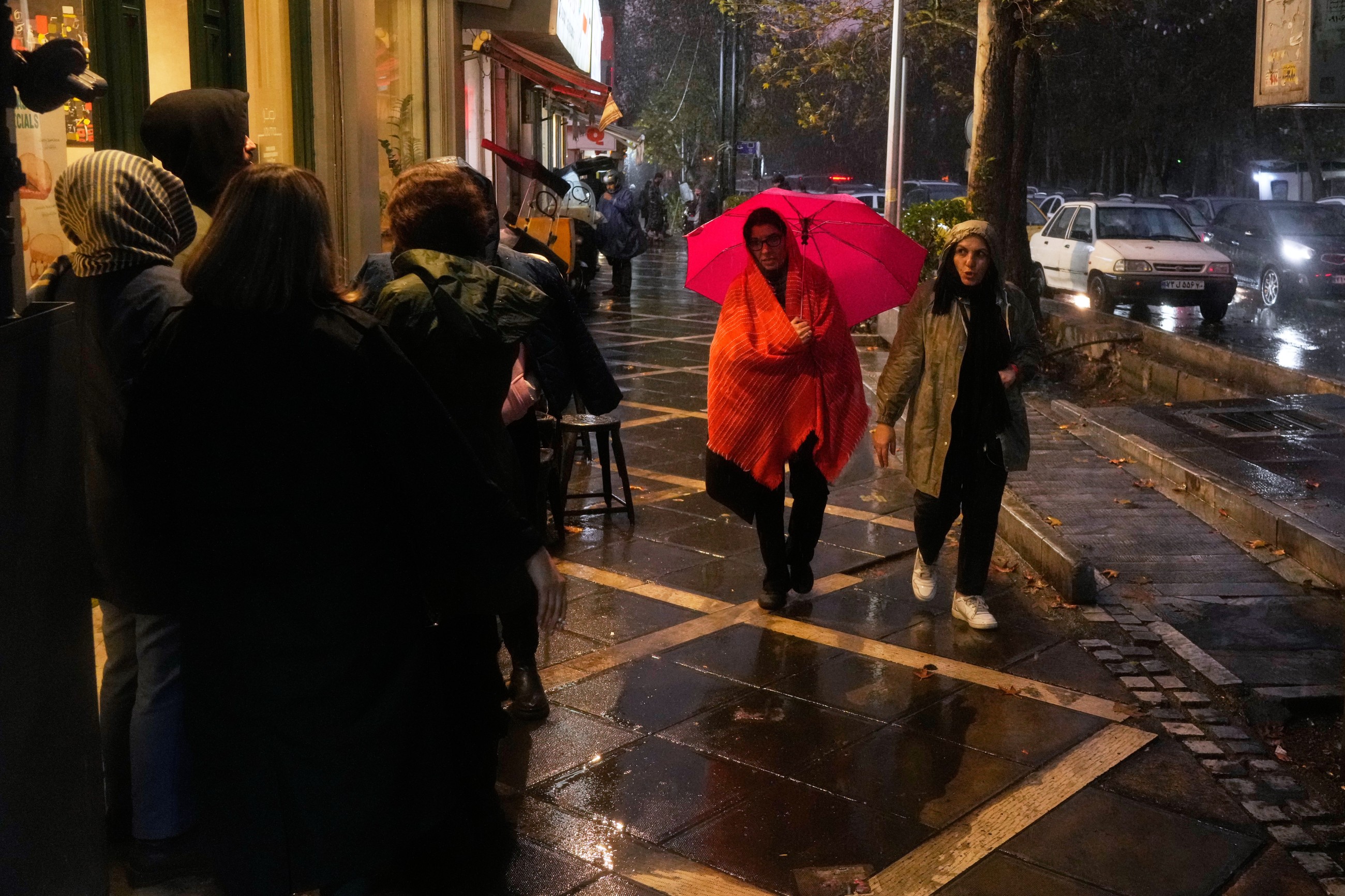 First rain of autumn falls in Iran's capital, but the drought-ravaged nation needs far more