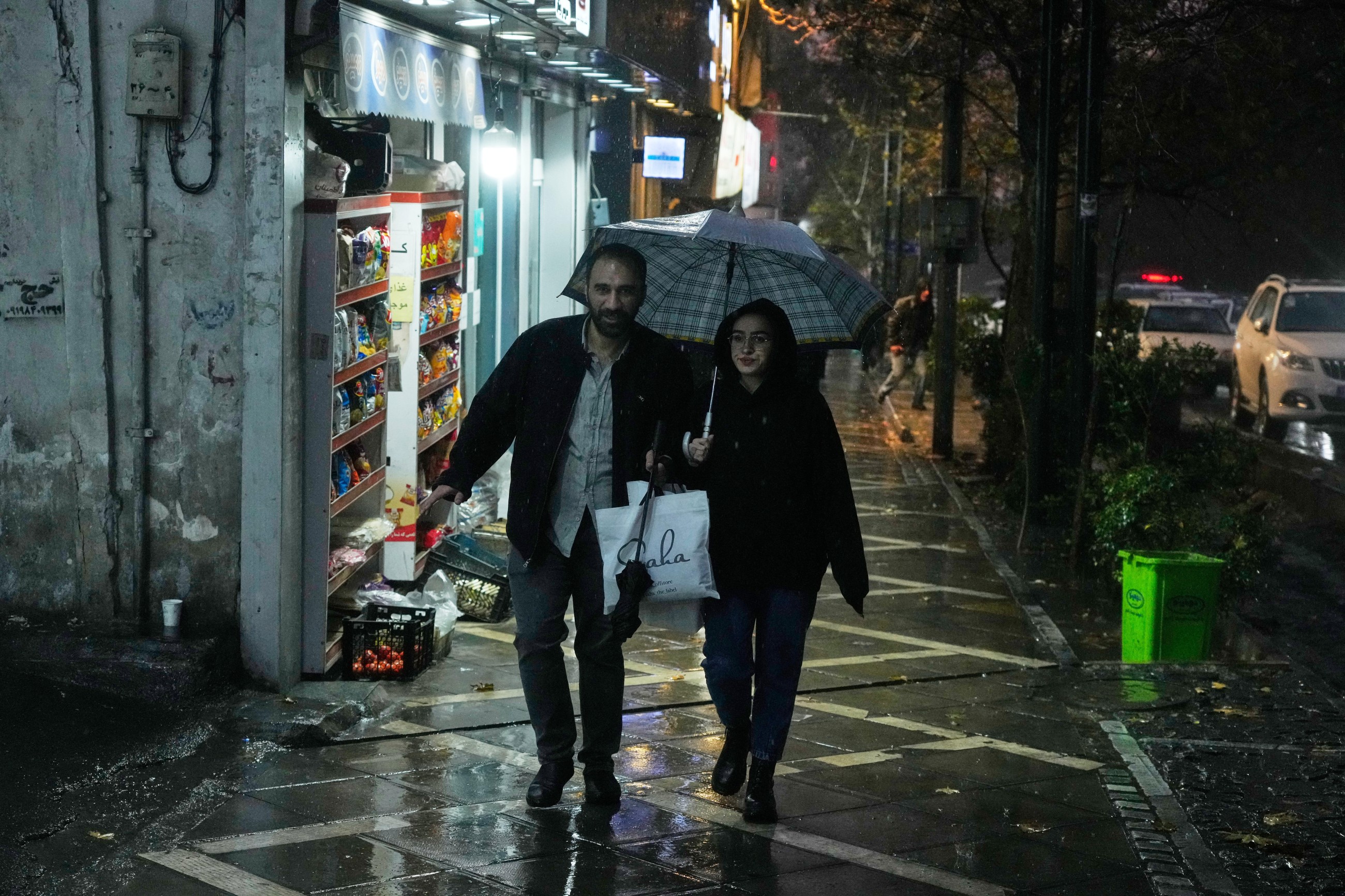 First rain of autumn falls in Iran's capital, but the drought-ravaged nation needs far more