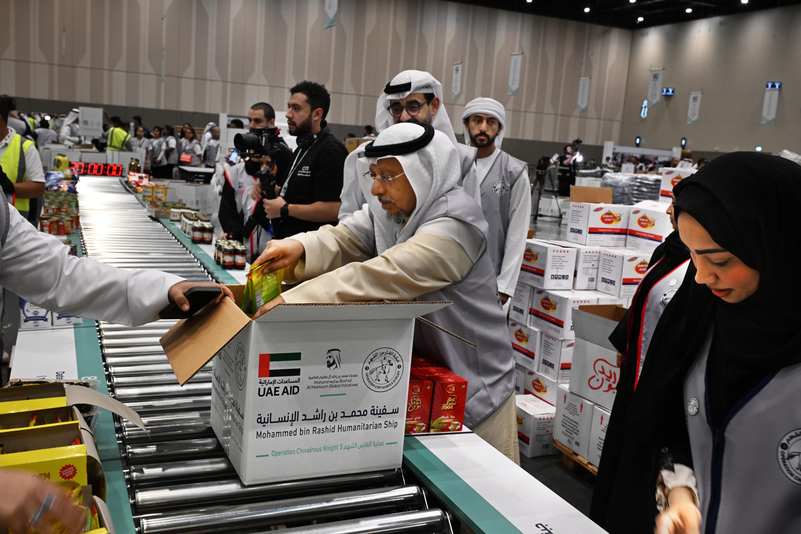 UAE prepares aid ship as winter storm batters Gaza