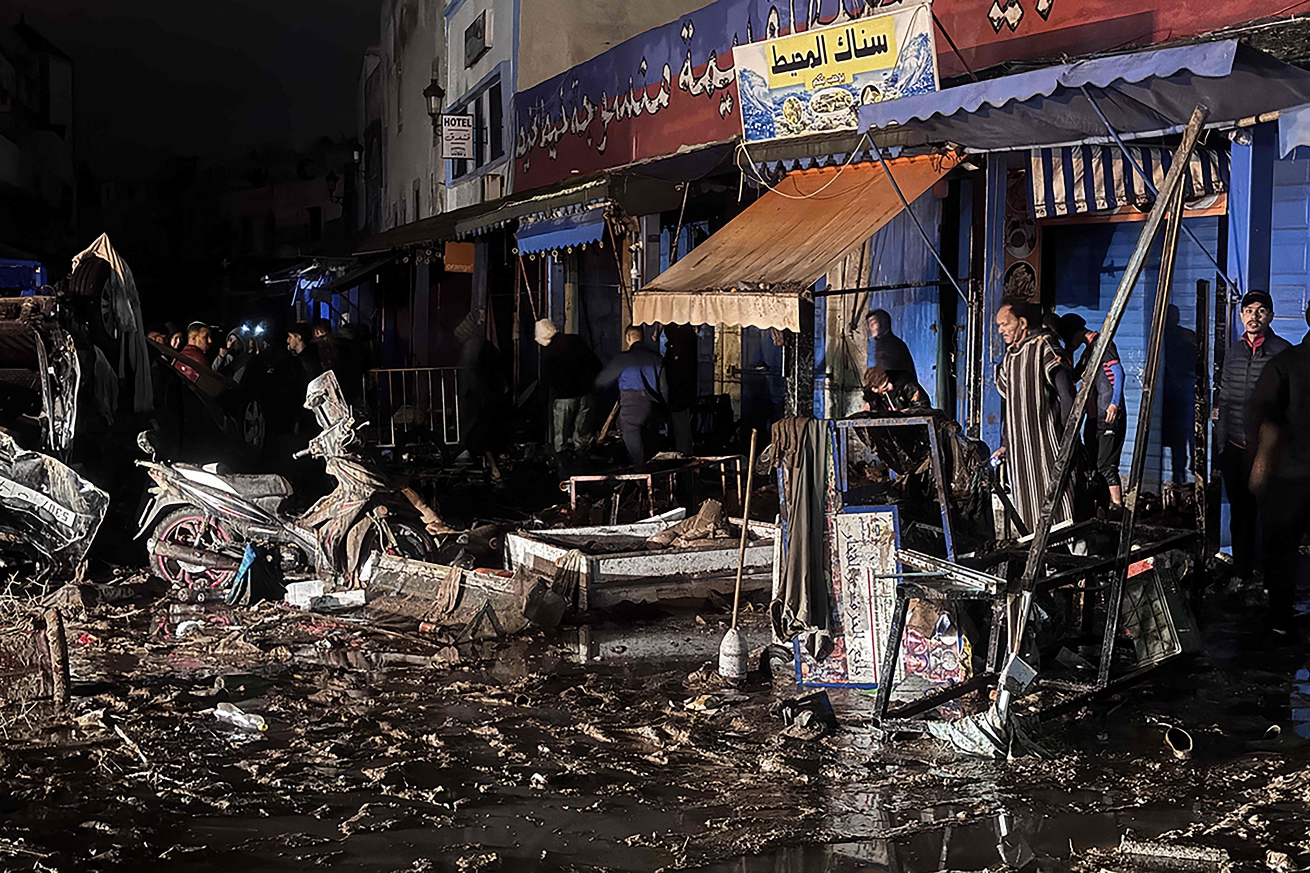 Flash floods kill 21 in Moroccan coastal town