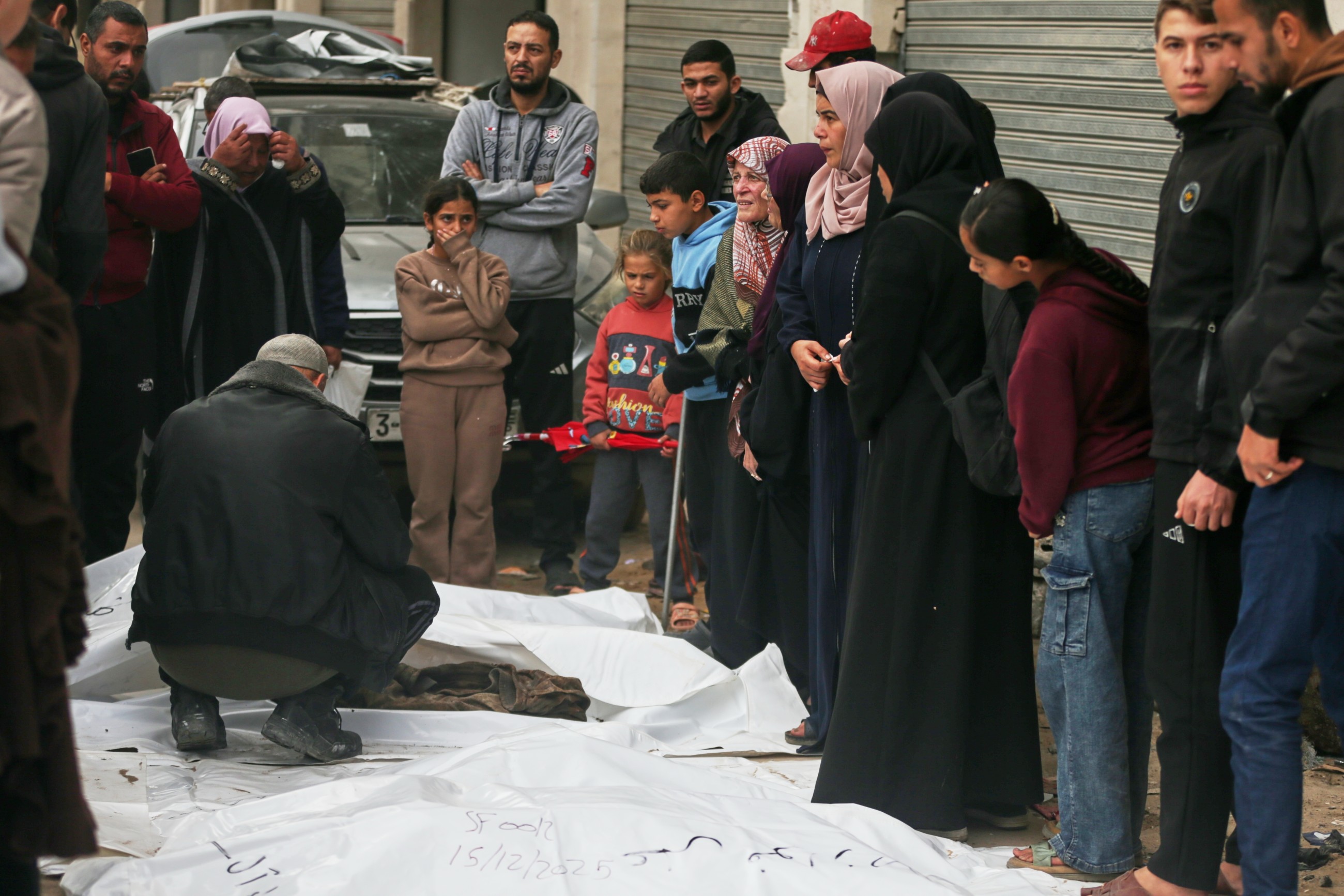Gazans struggle to retrieve bodies as storms lash war-damaged buildings