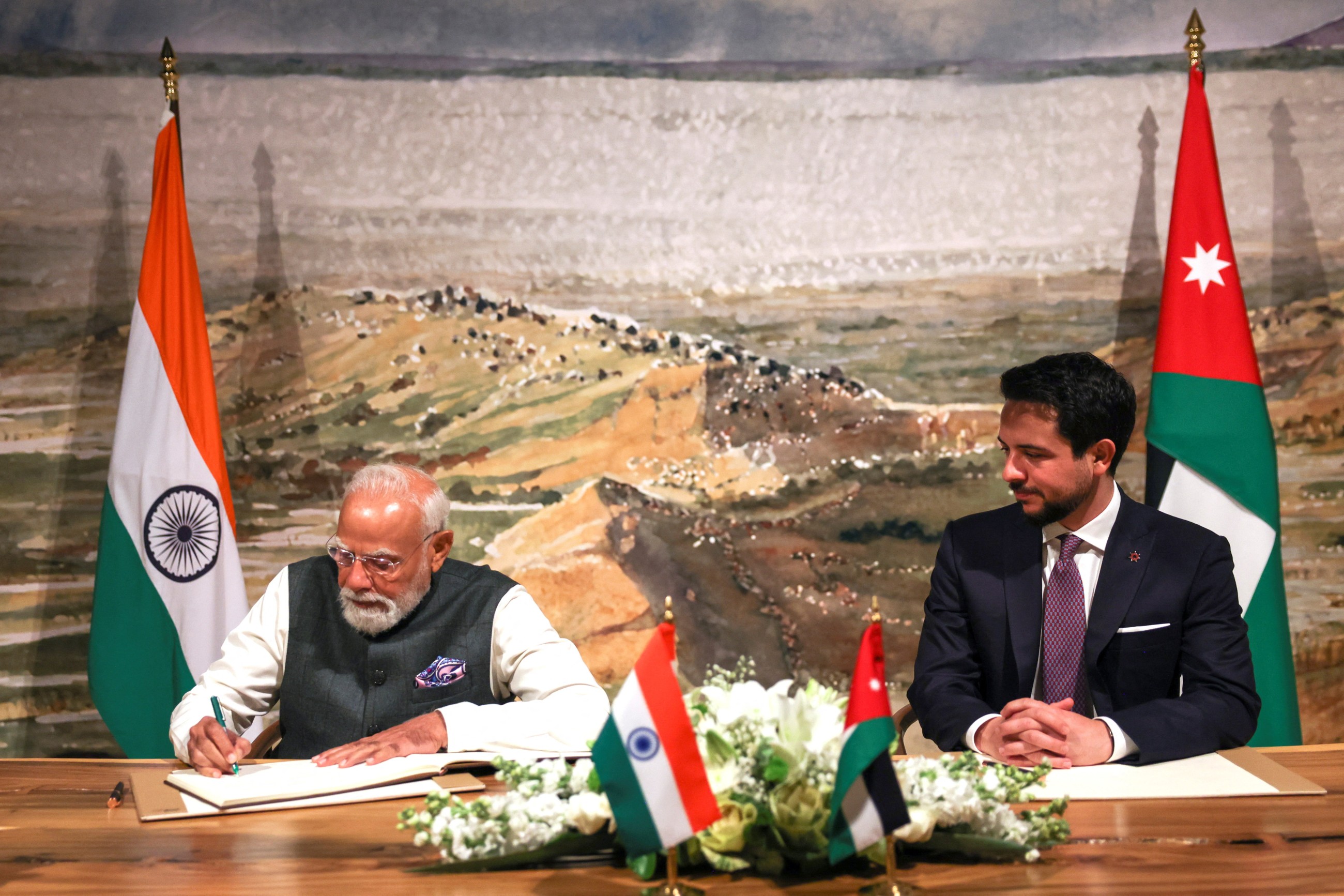 Modi wants India-Jordan trade to hit $5b in 5 years