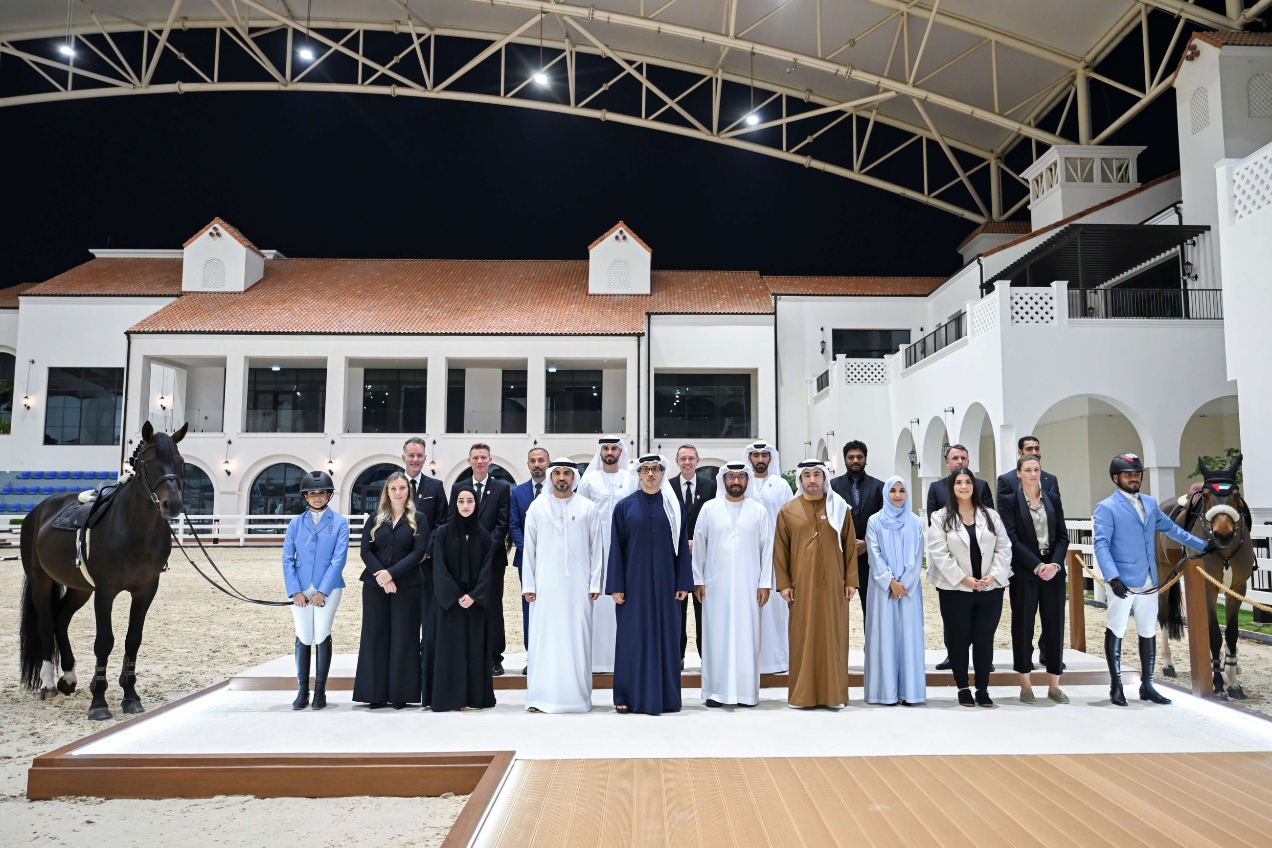 Sheikh Mansour launches Al Khail Square at Abu Dhabi Equestrian Club