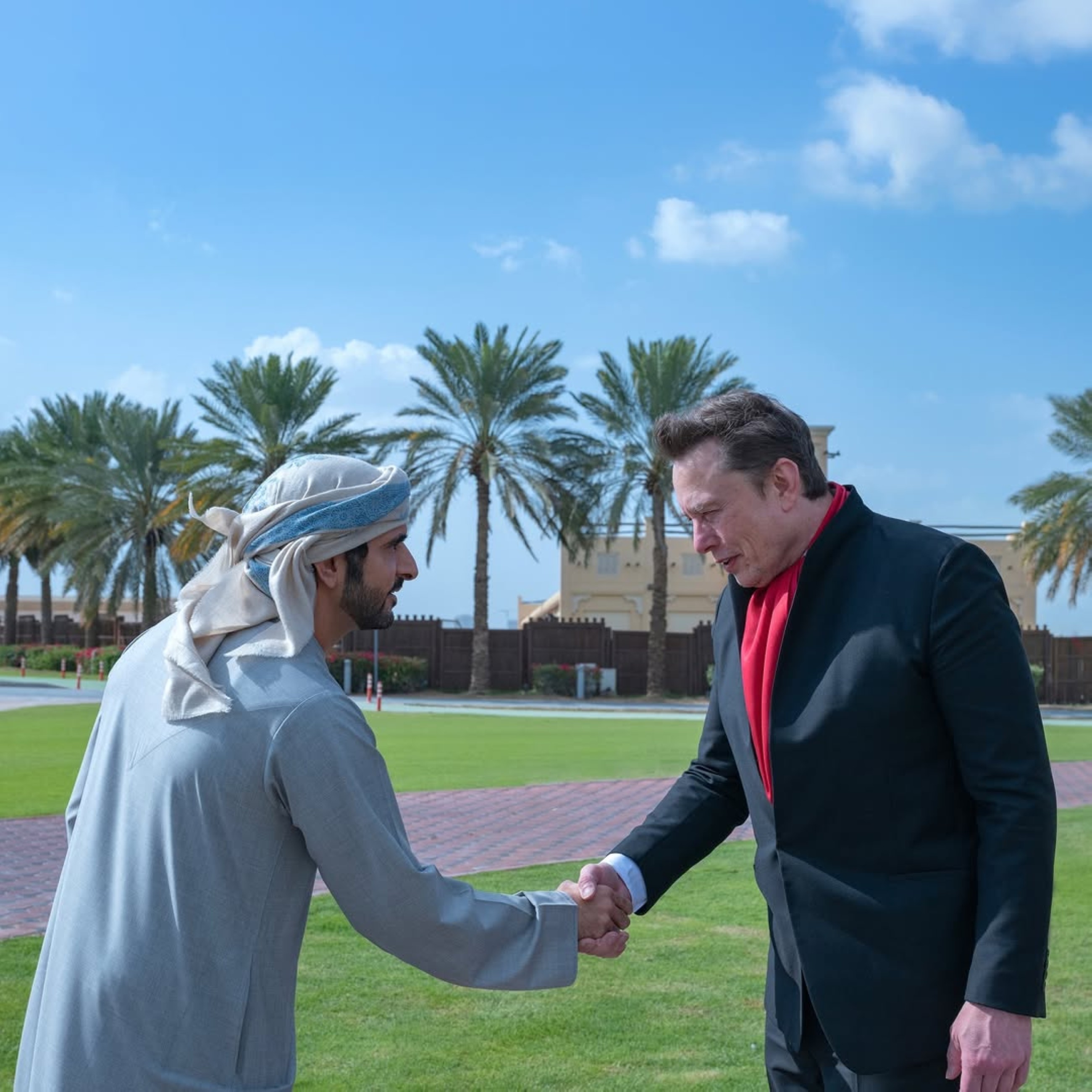Hamdan meets Musk, affirms UAE's vision to foster technology partnerships for greater good