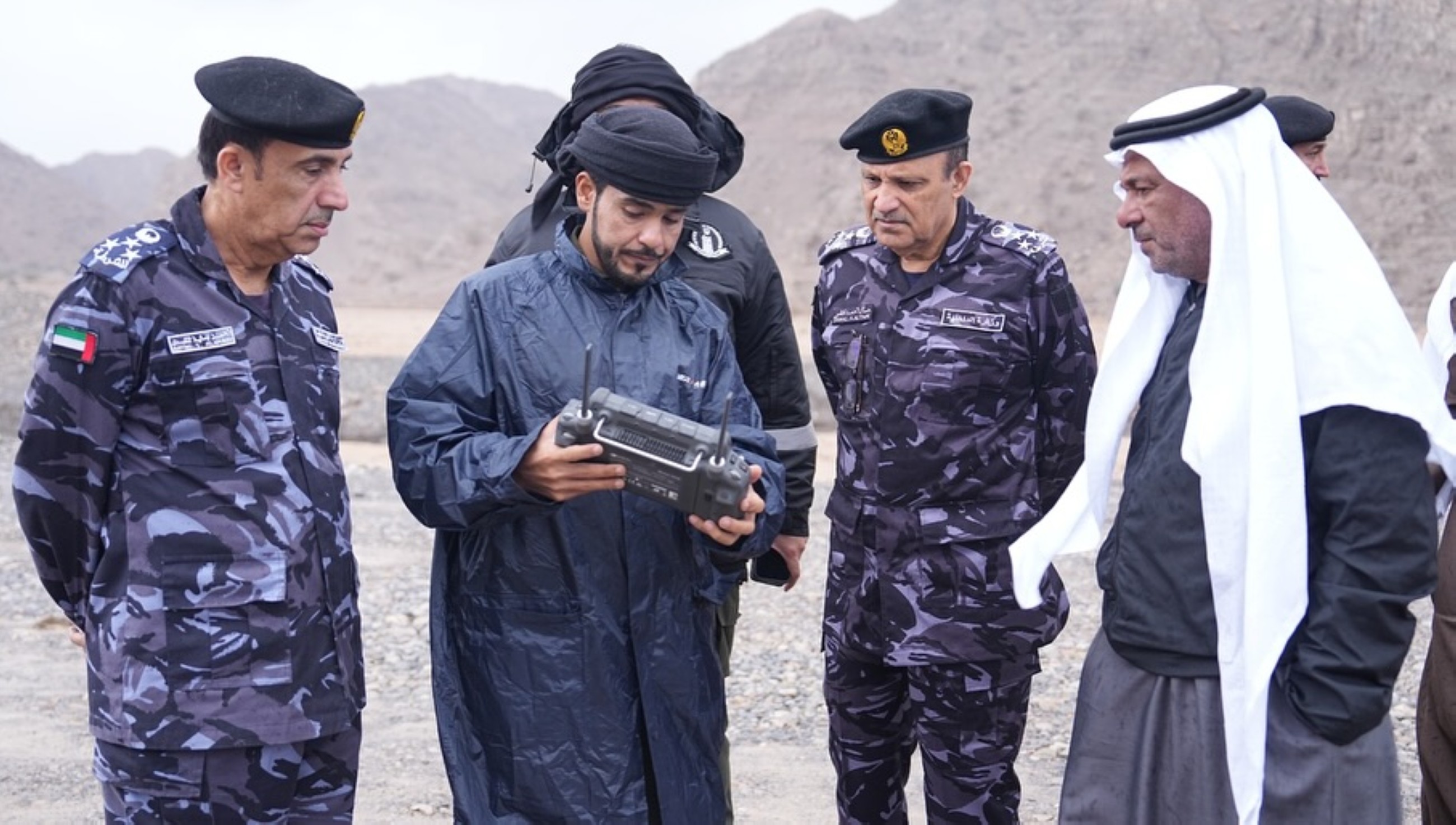 Ras Al Khaimah Police carry out restoration work at rain-hit sites