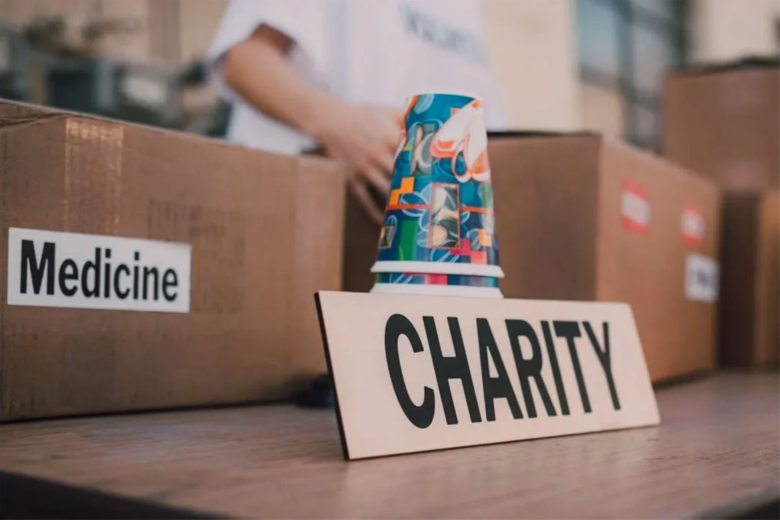 Positive side of a charitable contribution