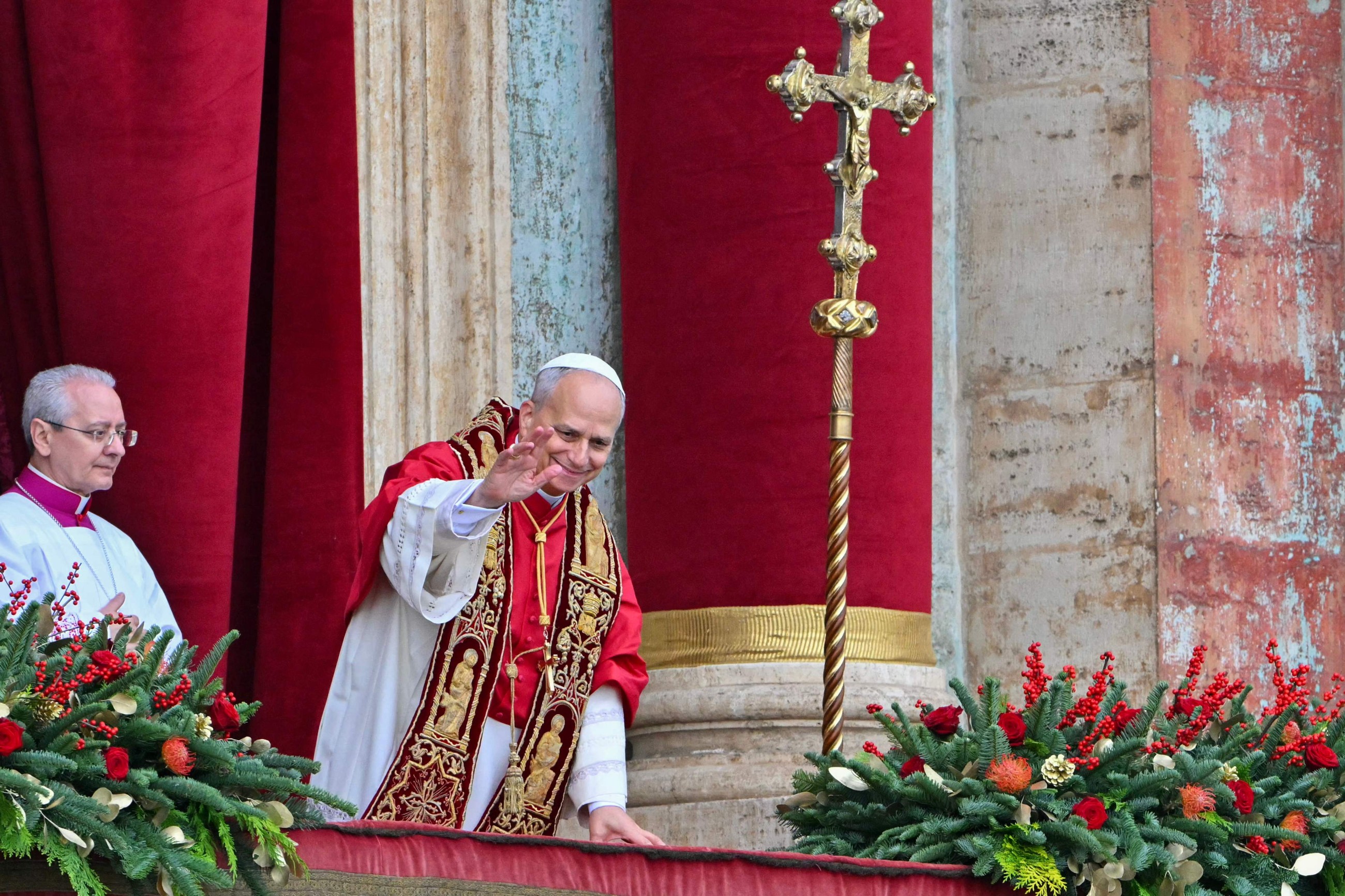 In first Christmas sermon, Pope Leo decries conditions for Palestinians in Gaza
